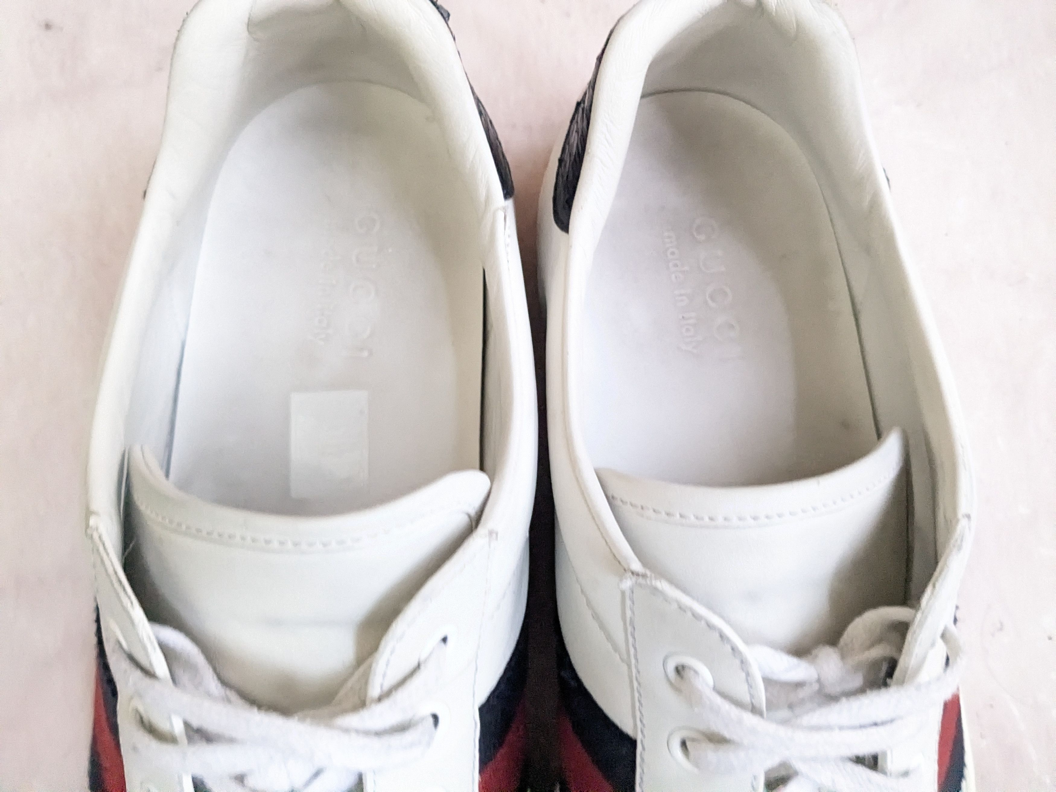 Gucci Gucci Ace White 12.5 Low Tops Leather Size US 12.5 / EU 45-46 - 8 Thumbnail