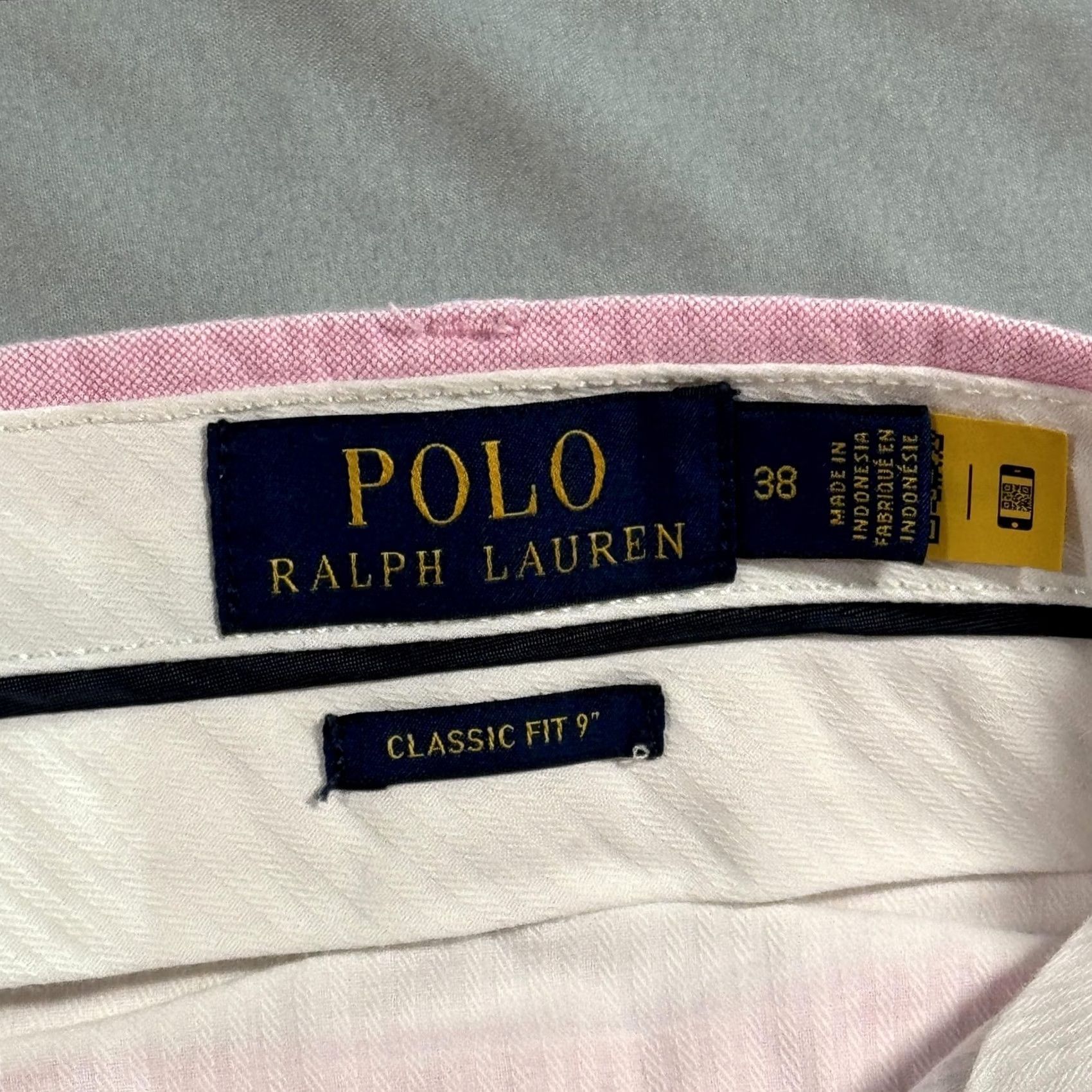 Polo Ralph Lauren VINTAGE? No. Polo Ralph Lauren Shorts Mens 38 Pink Yellow Classic Fit Chino Lot 2 Casual Size US M / EU 48-50 / 2 - 5 Thumbnail