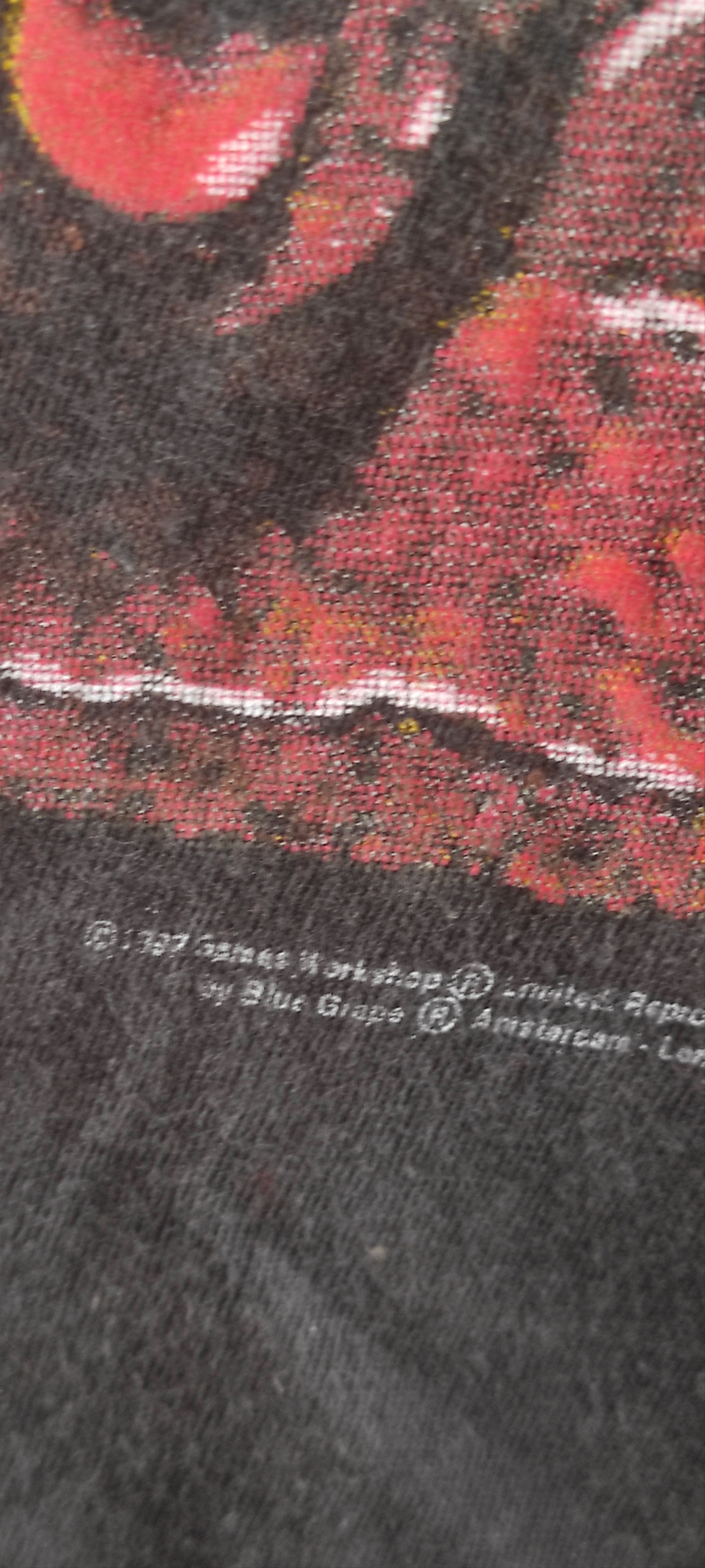 Vintage Warhammer Blue Grape Tee 1997 Innocence Proves Nothing Size US L / EU 52-54 / 3 - 8 Thumbnail