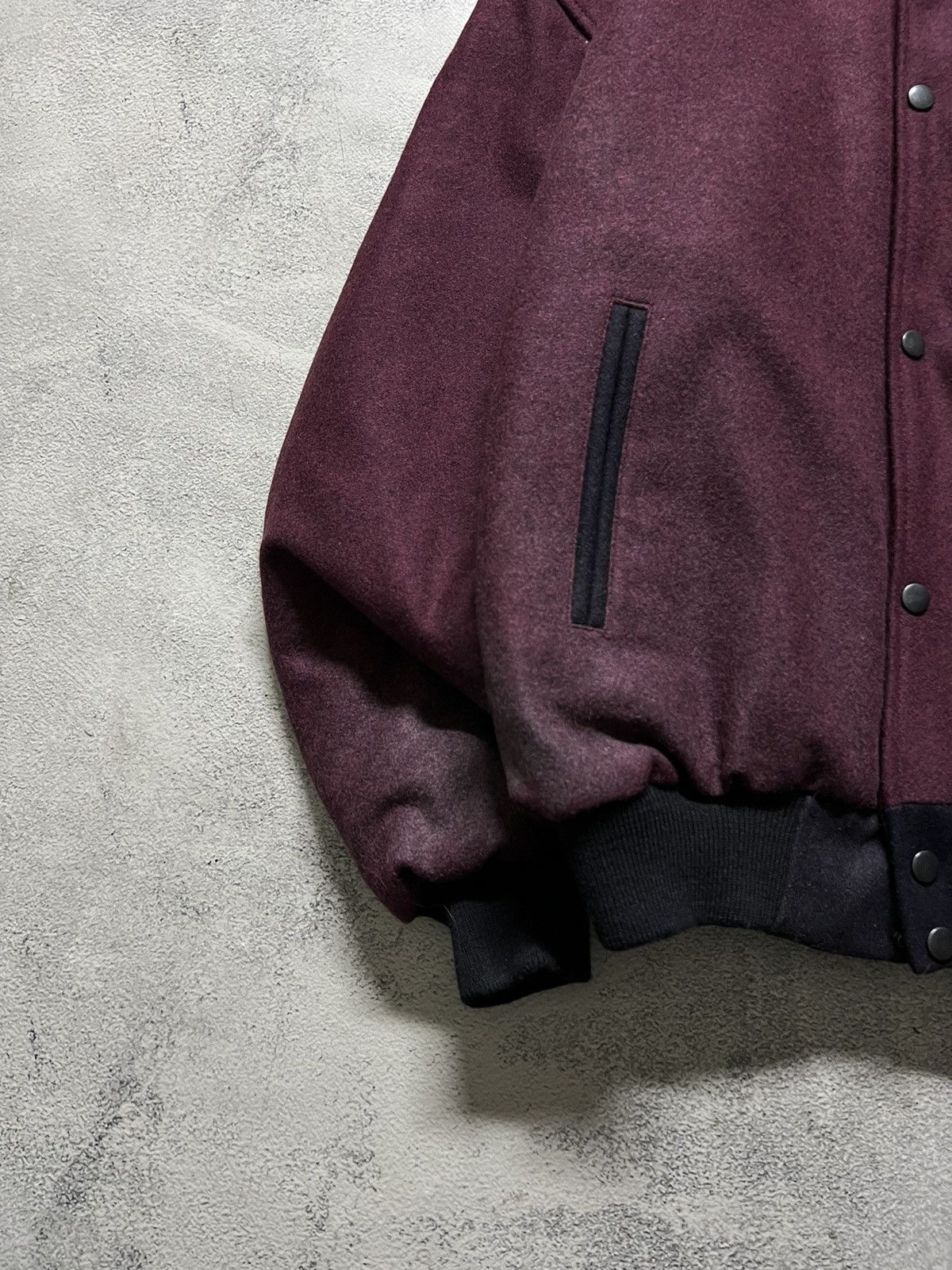 Vintage Y2k Thrashed Porsche Cup Firelli Wool Bomber Jacket 90’s Size US M / EU 48-50 / 2 - 8 Thumbnail