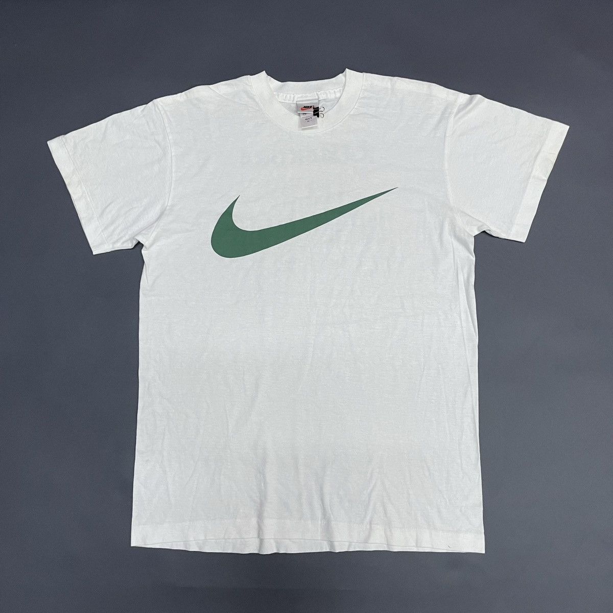 Nike × Vintage RARE 90s NIKE x KAMAKURA TENNIS SWOOSH TEES Size US L / EU 52-54 / 3 - 1 Thumbnail