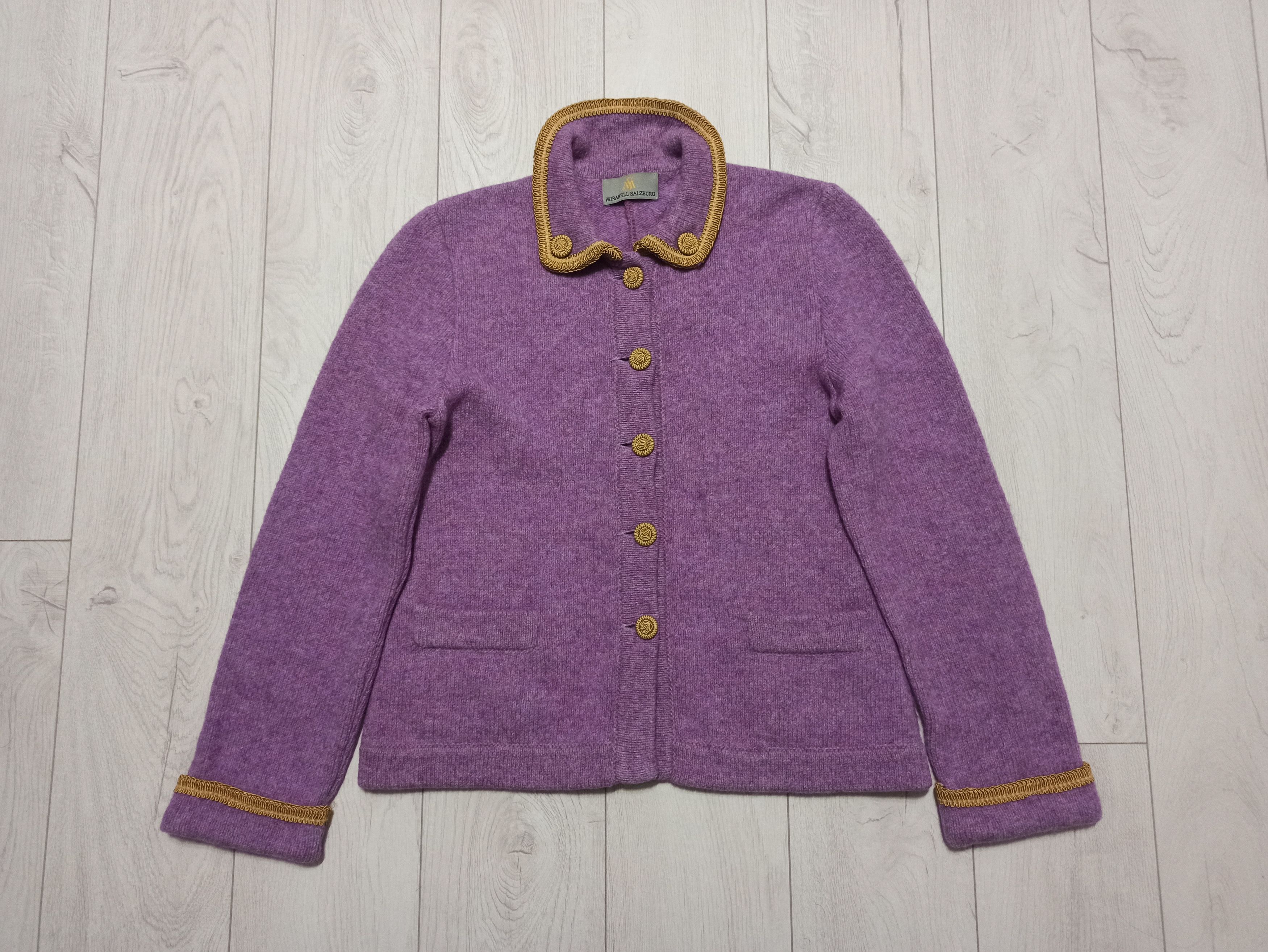 Designer Women Mirabell Salzburg wool cardigan blazer Size M / US 6-8 / IT 42-44 - 1 Thumbnail