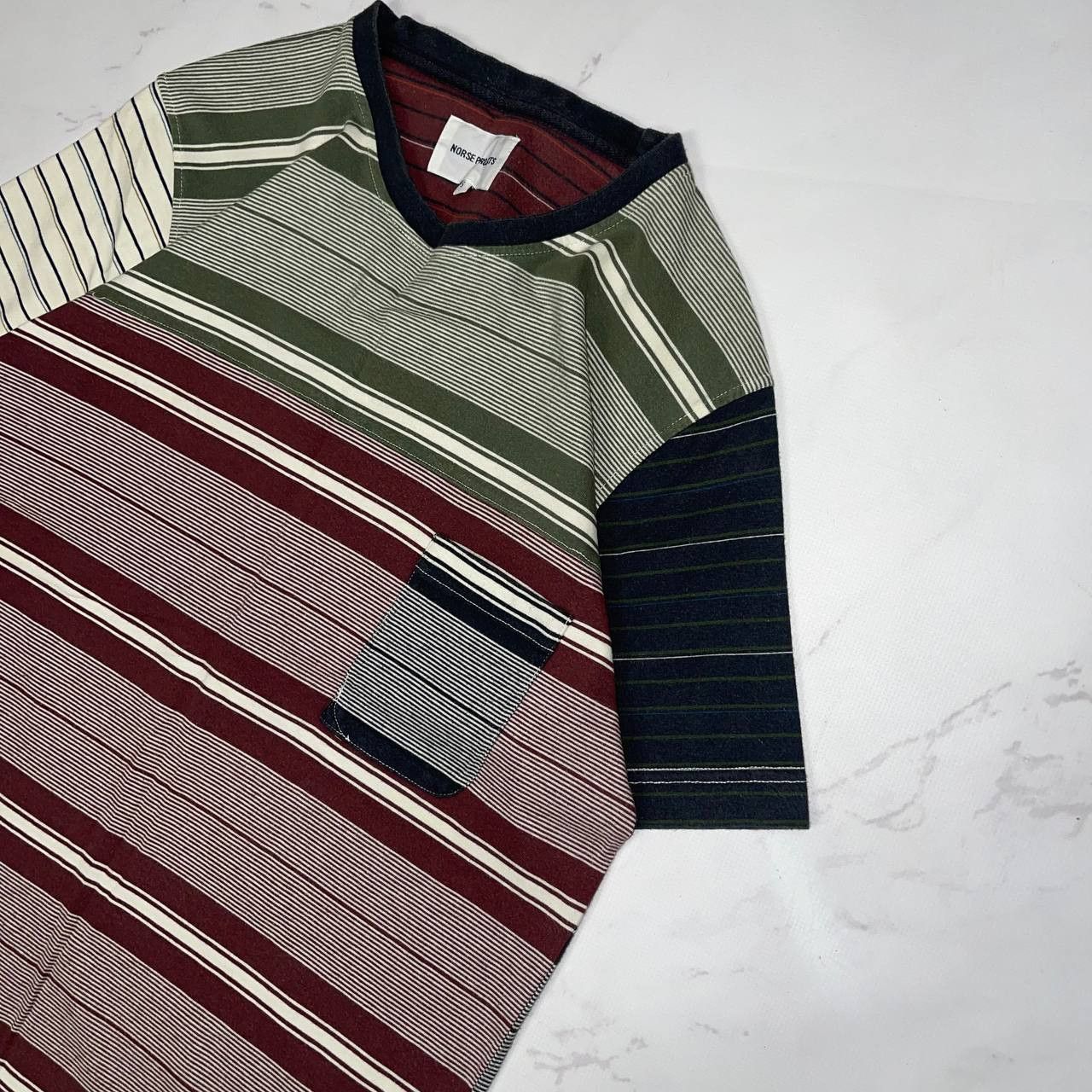 Norse Projects Norse Projects Norse Project stripped pocket tee Size S Size US S / EU 44-46 / 1 - 3 Thumbnail