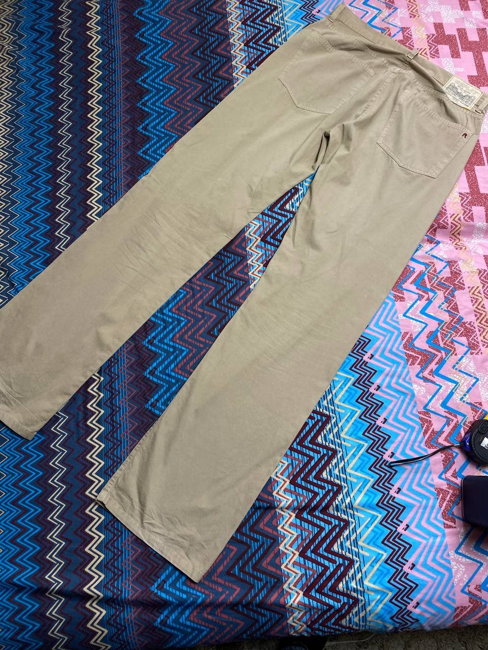 Replay Replay logo jeans pants beige Y2K vintage streetwear Size US 32 / EU 48 - 16 Thumbnail