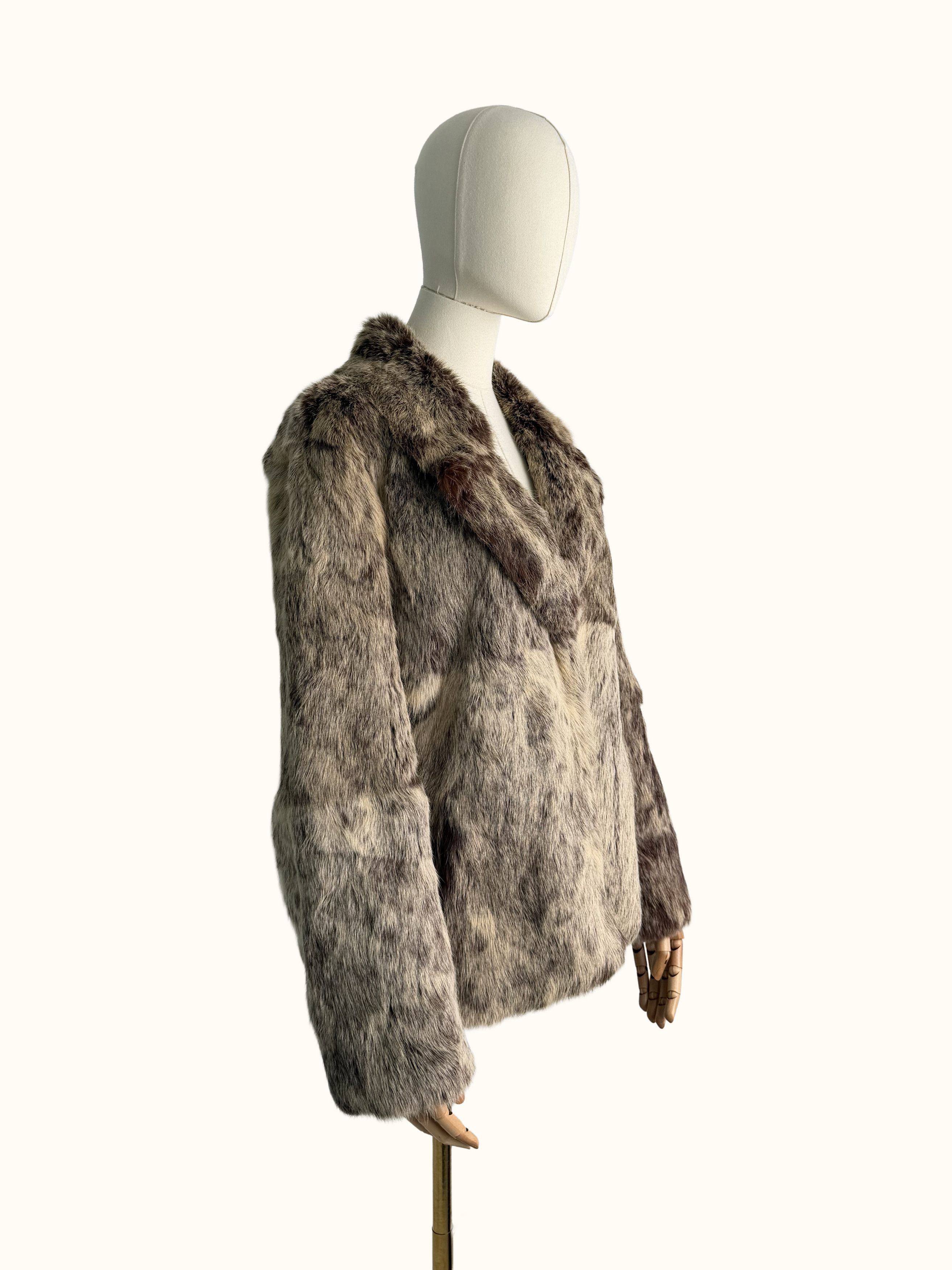 Vintage Vintage Real Fur Jacket Luxury Cropped Coat Winter Glam Size M / US 6-8 / IT 42-44 - 2 Thumbnail