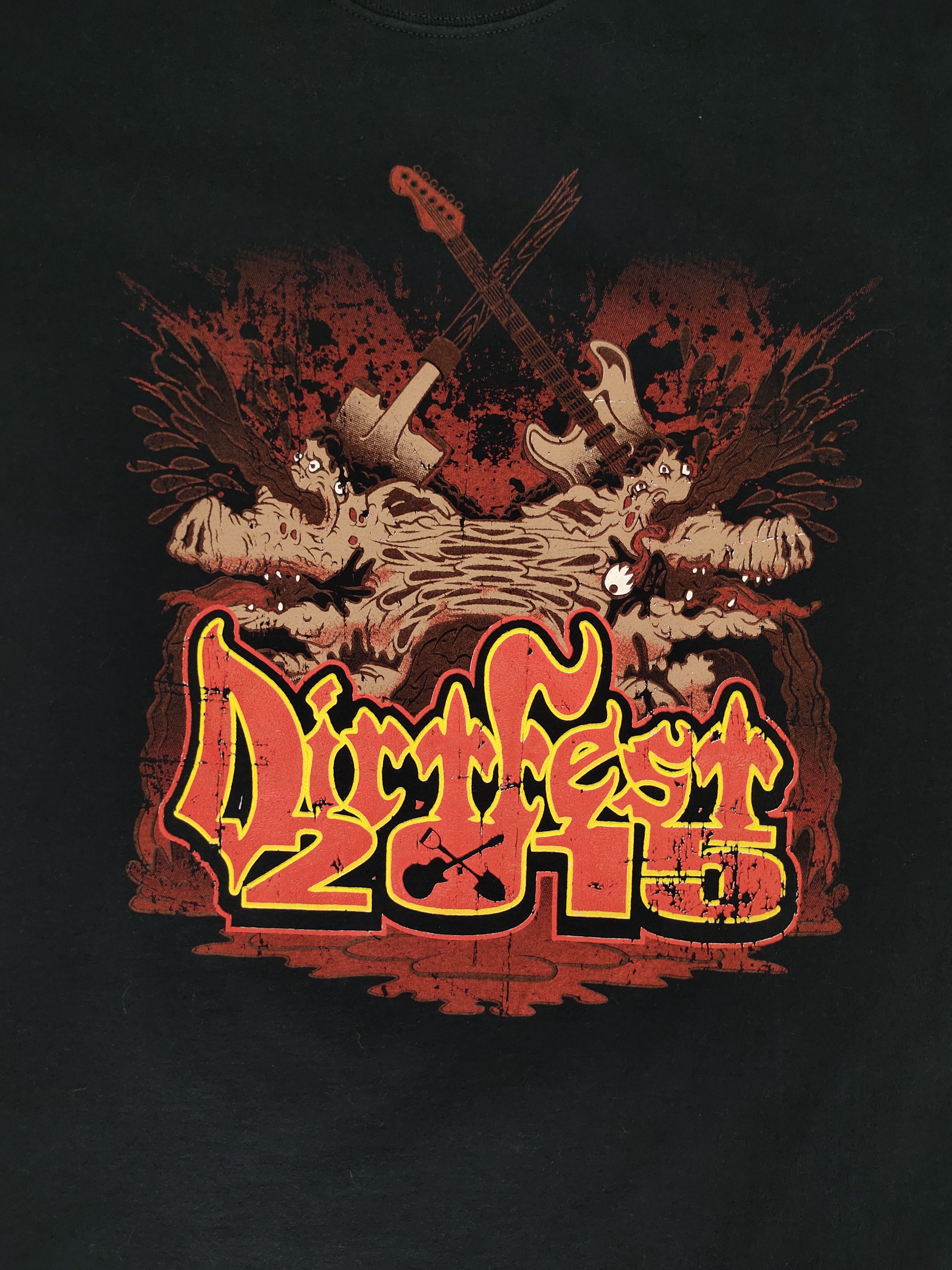 Band Tees Vintage Y2k Dirt Fest hardcore rock n' roll music festival Size US L / EU 52-54 / 3 - 3 Thumbnail