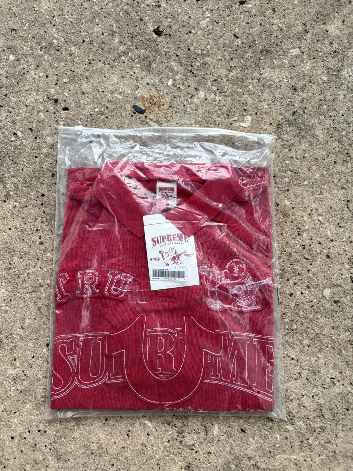 Supreme × True Religion Supreme x True Religion Red Polo SIZE XL EXTRA LARGE Size US XL / EU 56 / 4 - 1 Thumbnail
