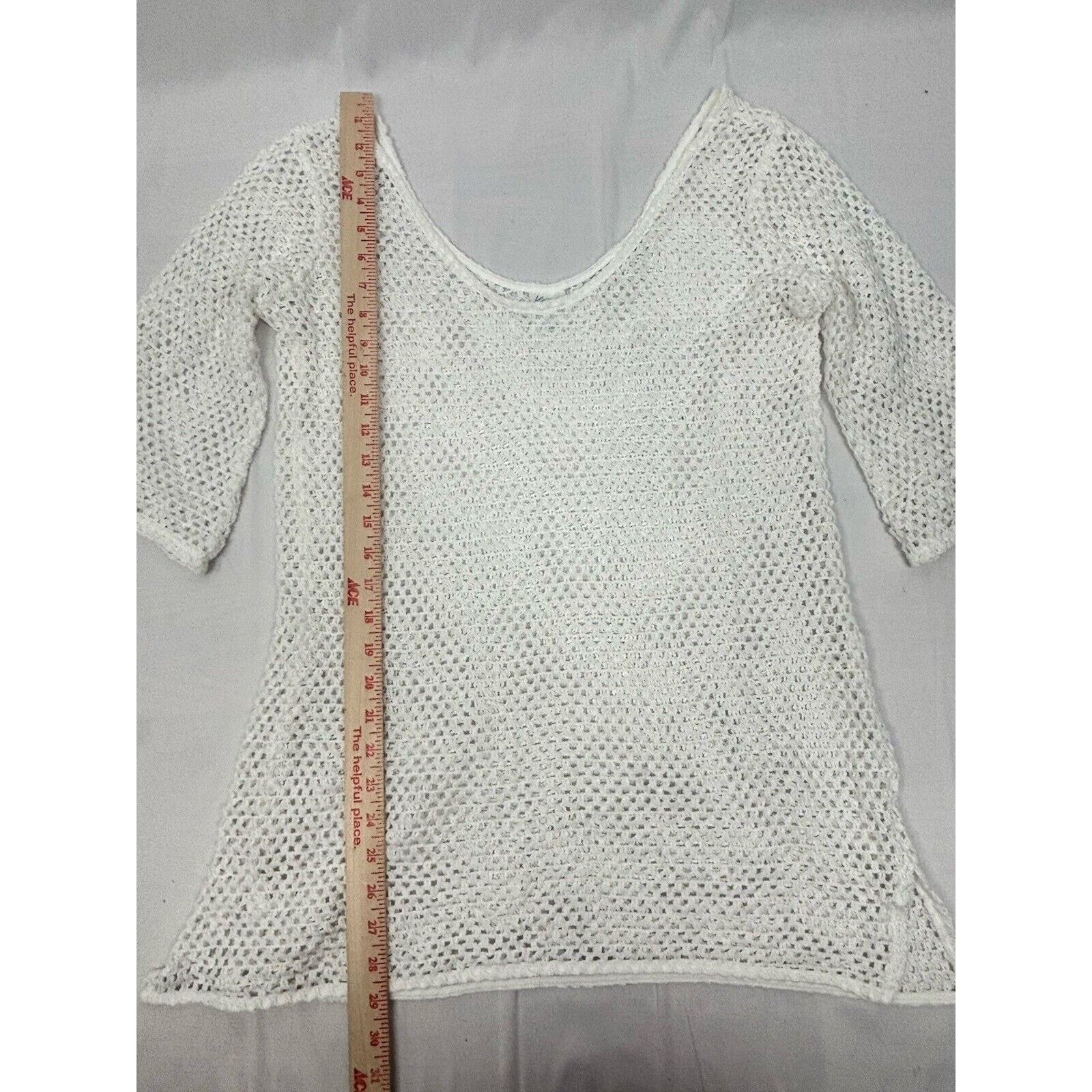 Target Basics Kona Sol Women's White Mesh Swimsuit Cover Up S Size ONE SIZE - 4 Thumbnail