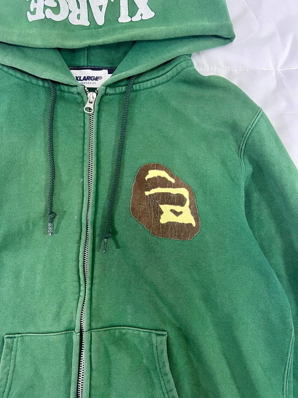 Vintage × Xlarge CRAZY Vintage Y2K XLarge Los Angeles Zip Up Hoodie Size US S / EU 44-46 / 1 - 4 Thumbnail