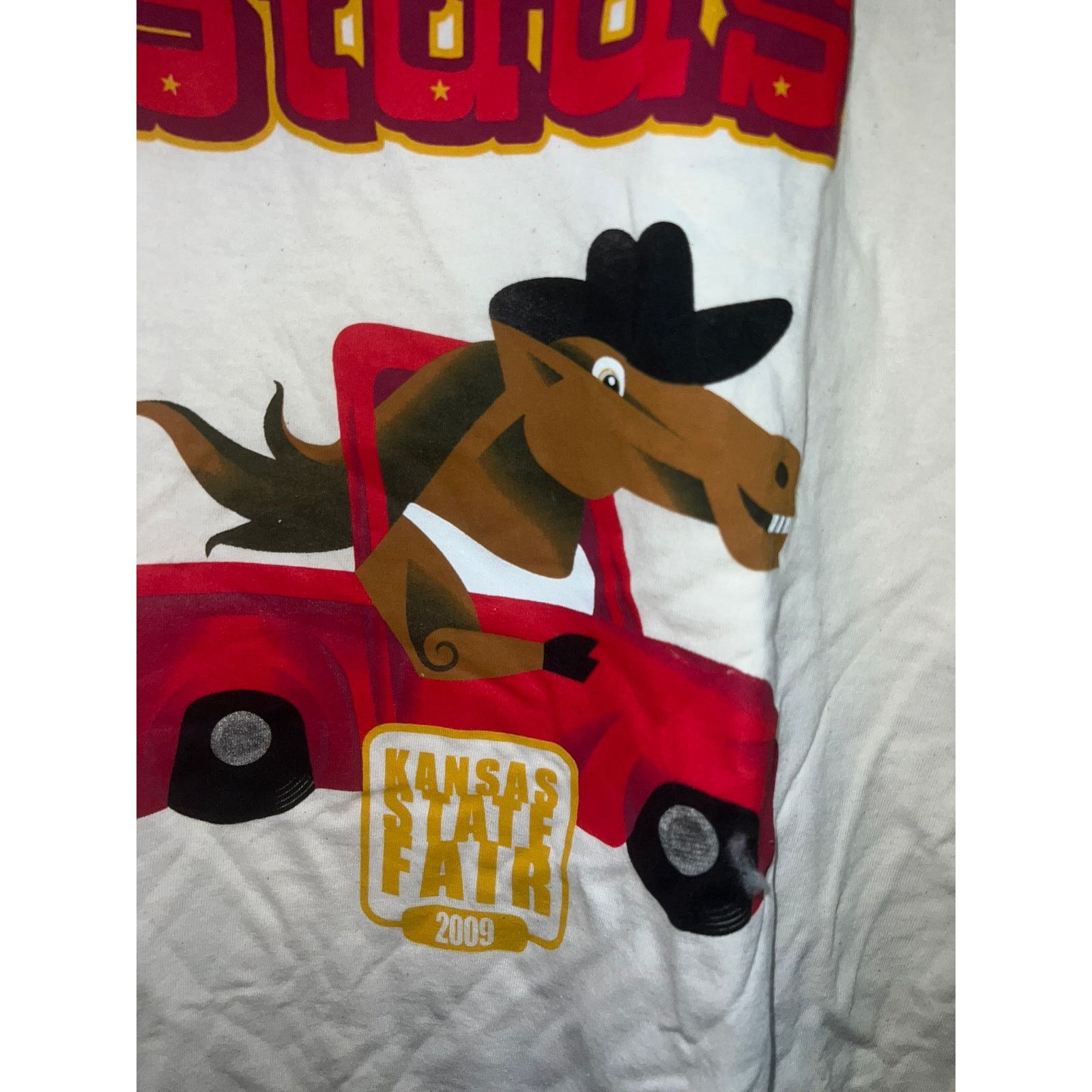 Gildan 2000's State Fair Shirt Kansas Check Out The Studs Horse Tee Size US L / EU 52-54 / 3 - 4 Thumbnail