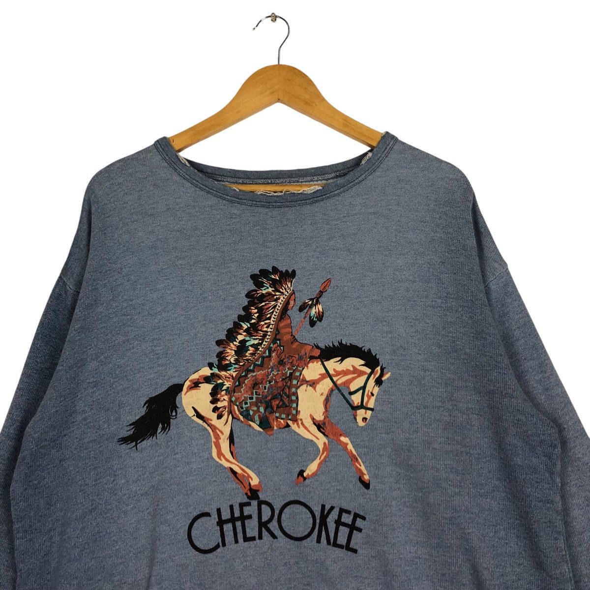 Japanese Brand × Vintage Vintage Cherokee Rare Sweatshirt Horses Rare Large Size US L / EU 52-54 / 3 - 2 Thumbnail