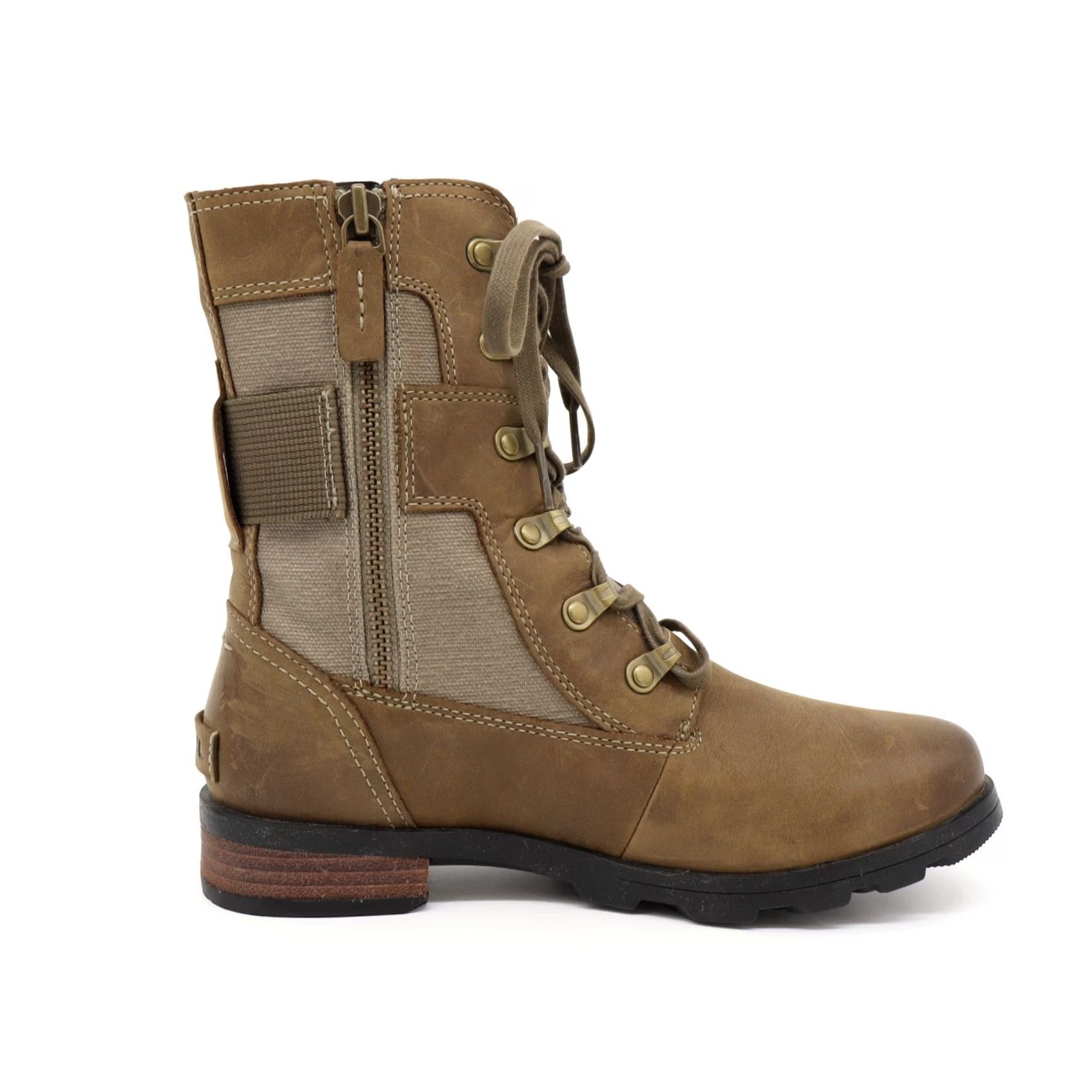 SOREL Sorel Major Carly Combat Ankle Boot - Brown - Womens Boots Size US 7 / IT 37 - 4 Thumbnail