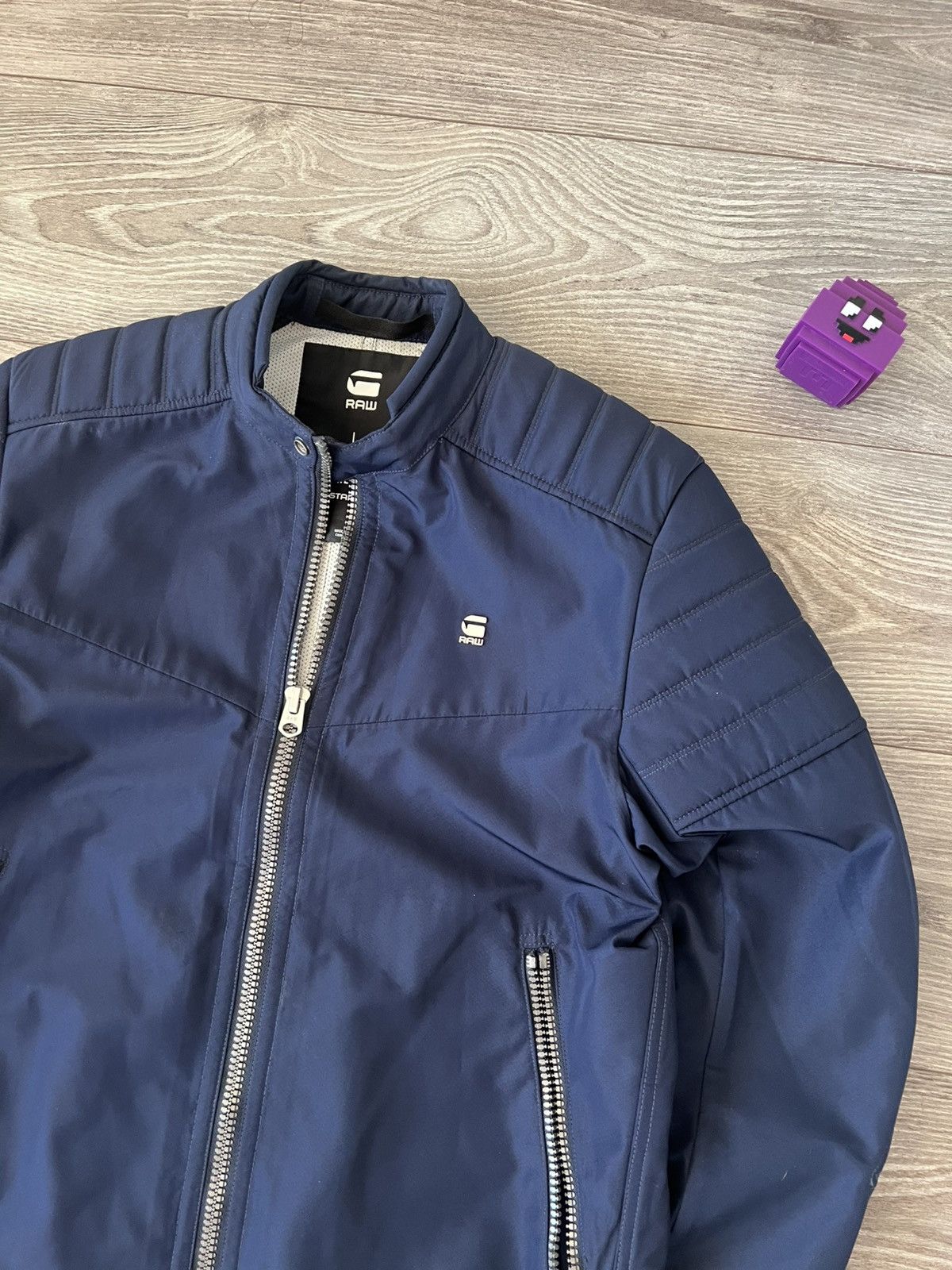 G-Star G Star Raw Denim Style Biker Moto Type Racing Style Jacket Size US L / EU 52-54 / 3 - 4 Thumbnail
