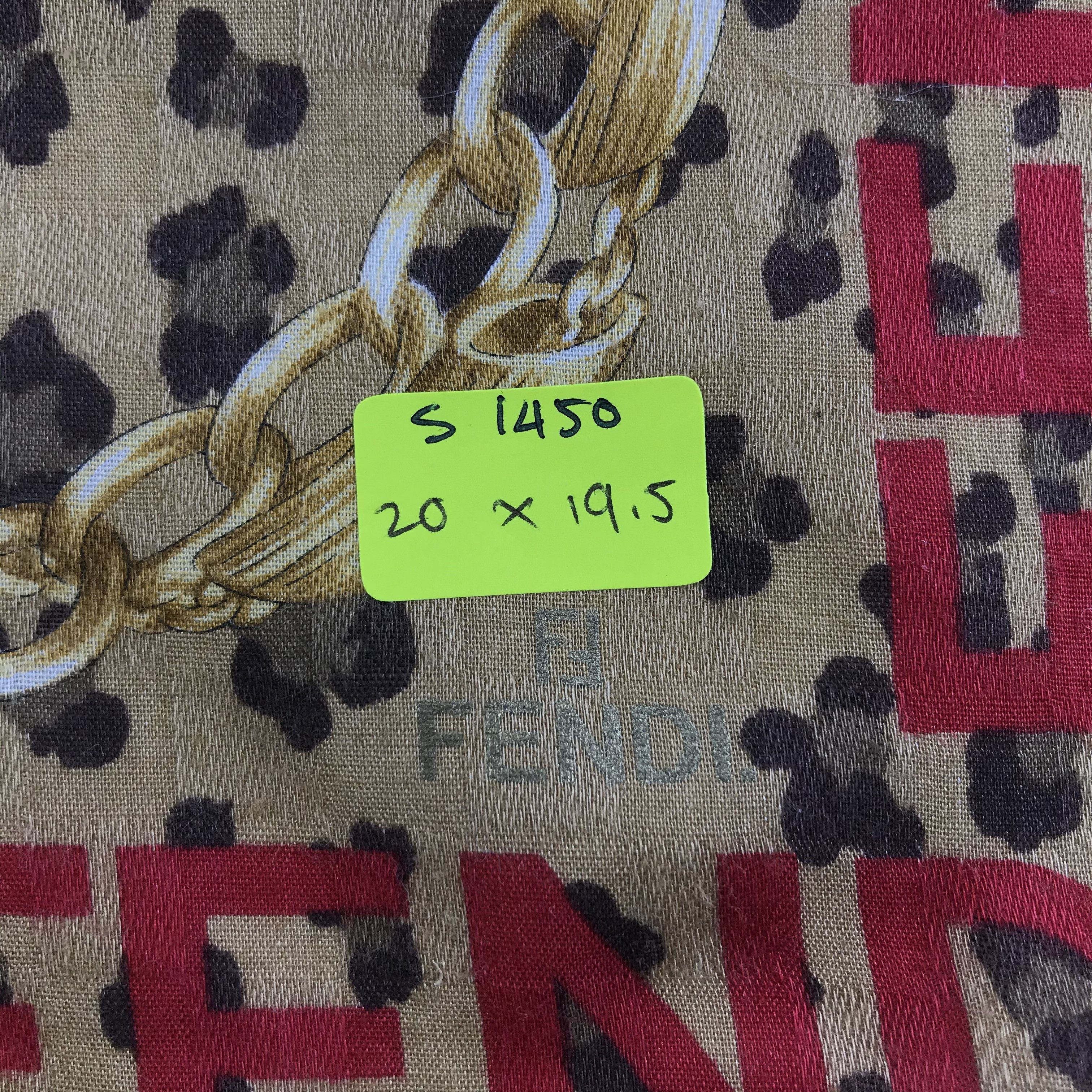 Vintage Vintage Fendi Bandana / Handkerchief / Neckerchief - S1450 Size ONE SIZE - 5 Thumbnail