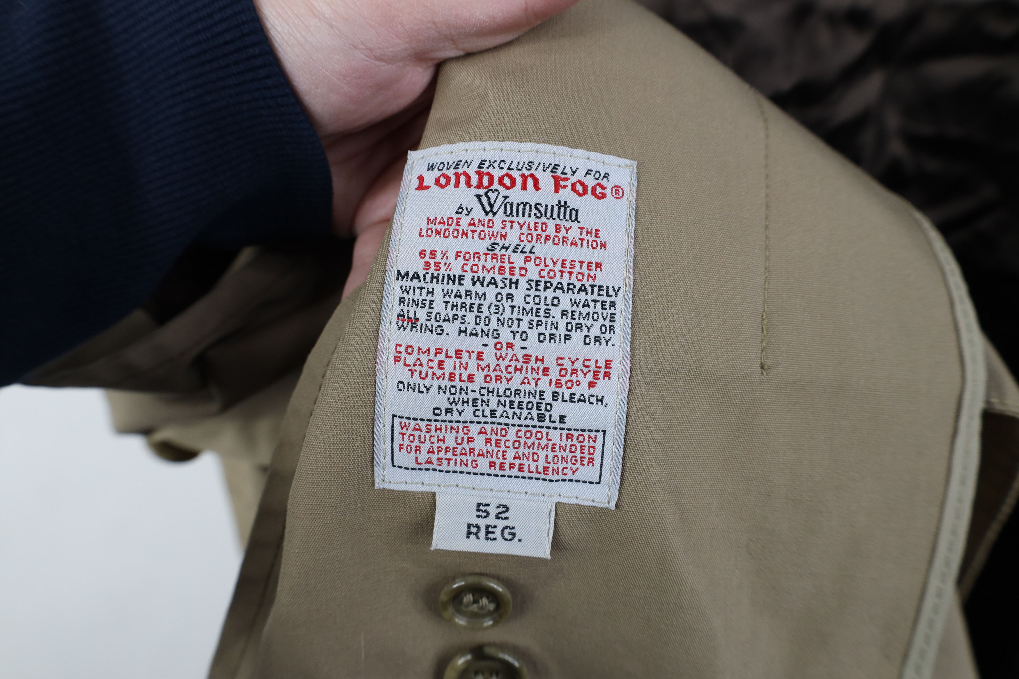 Vintage Vintage 70s Streetwear Trench Coat Rain Jacket Beige USA Size US XXL / EU 58 / 5 - 12 Thumbnail