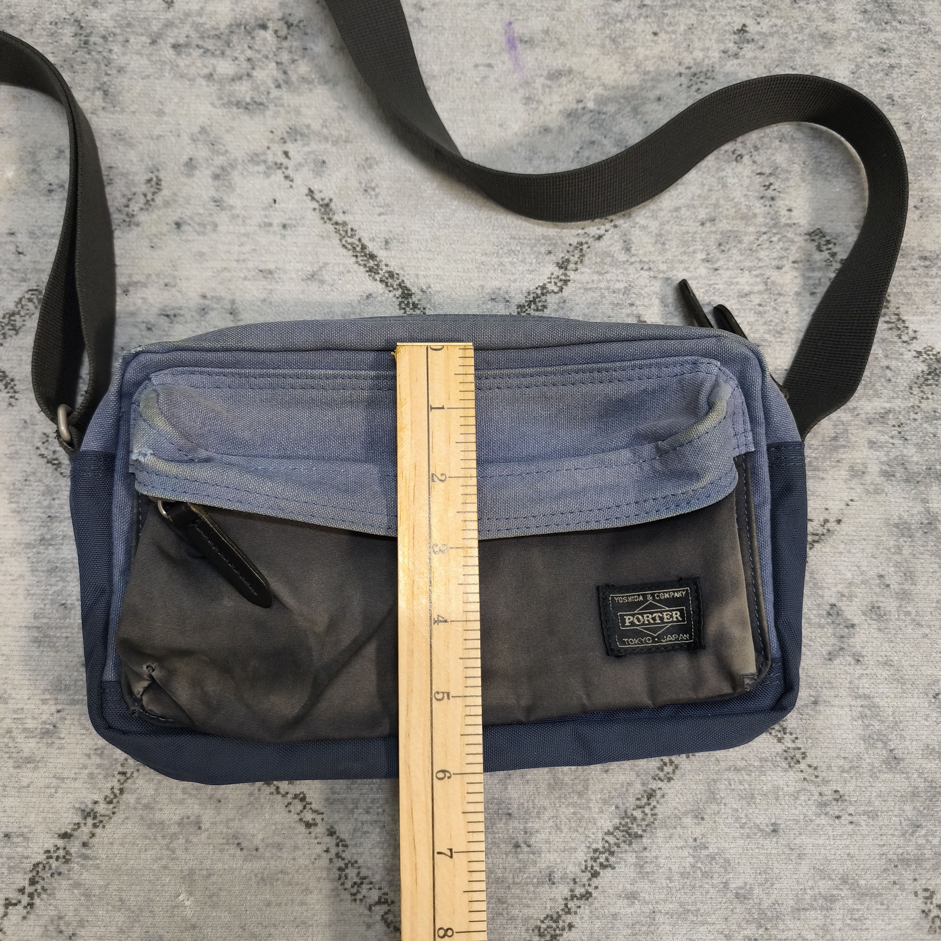Japanese Brand × Porter Sun faded and Distressed Porter Sling Bag Size ONE SIZE - 16 Thumbnail