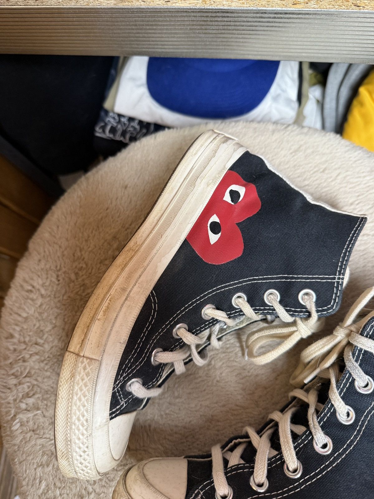 Comme des Garcons COMME des Garçons Converse High Top (Black) Size US 6 / EU 39 - 4 Thumbnail