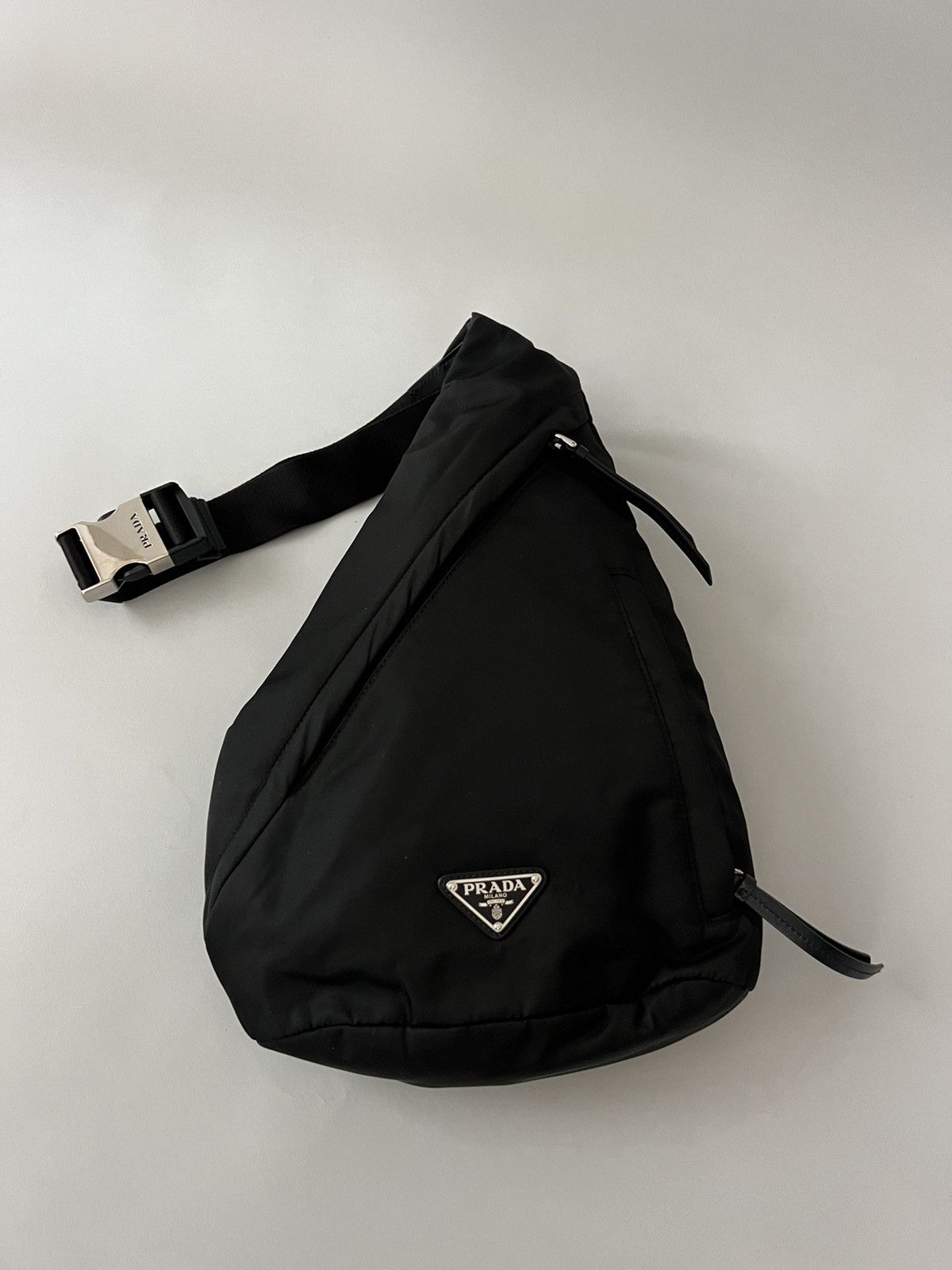 Prada Prada Re-Nylon and leather backpack Size ONE SIZE - 4 Thumbnail