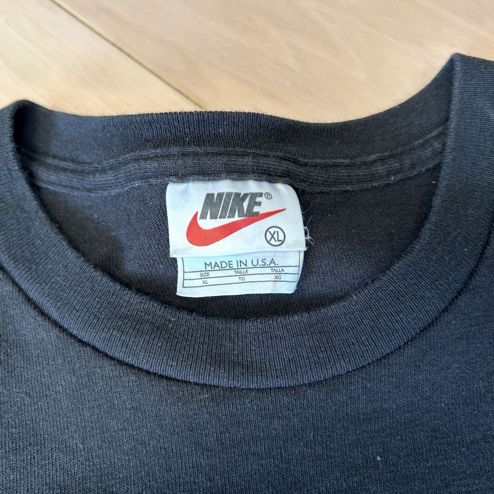 Nike Nike Vintage Training Tee XL Black USA Made Short Sleeve Shirt Men Size US 36 / EU 52 - 4 Thumbnail