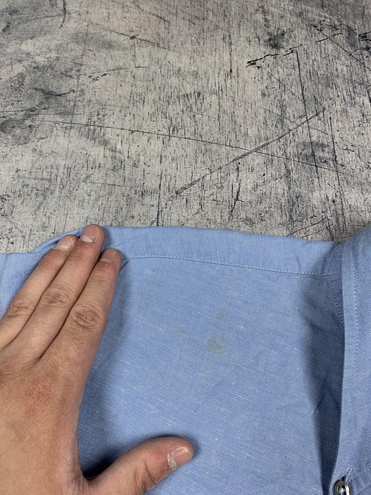 Paul Smith Designer Paul Smith Luxury Cotton/Linen Shirt pocket Size US L / EU 52-54 / 3 - 8 Thumbnail