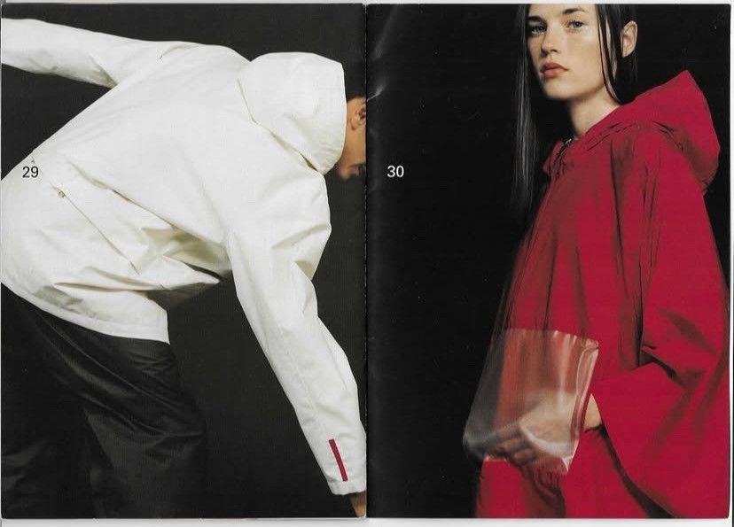 Prada Sport Mens S/S1999 Red Windbreaker