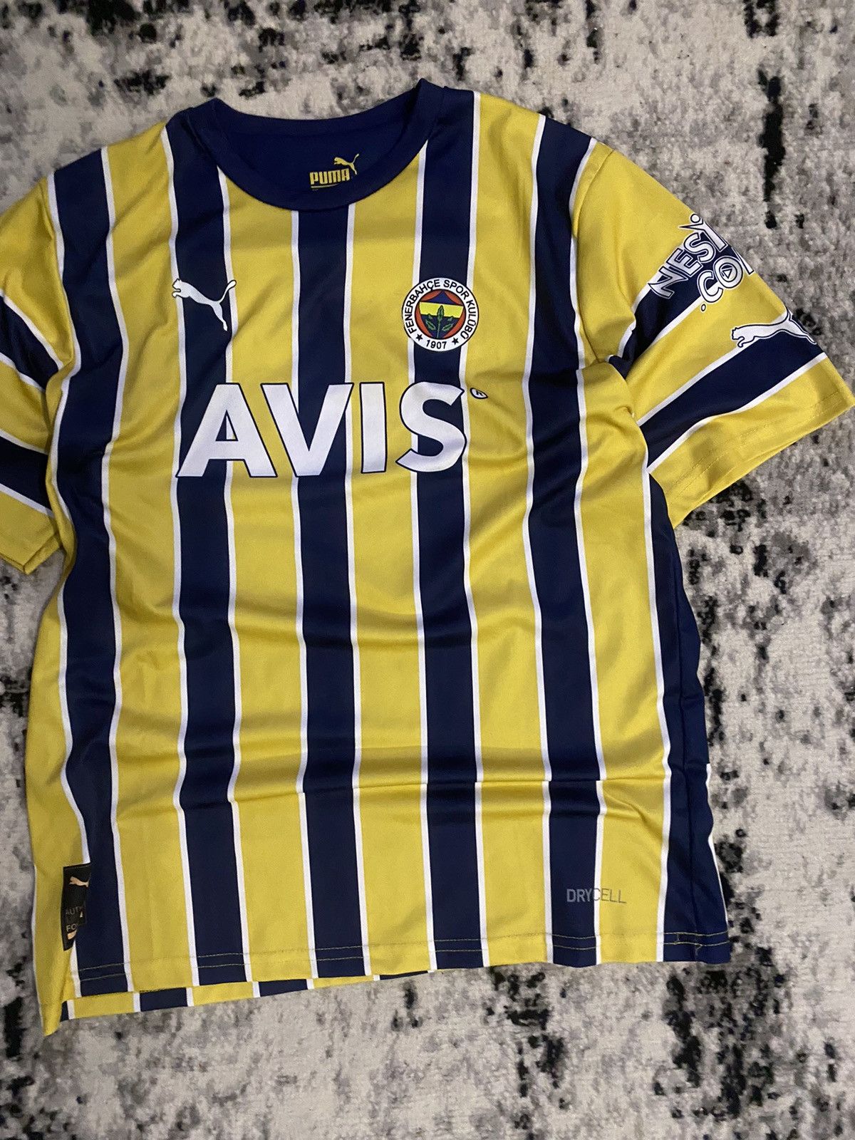 Puma × Vintage Puma Fenerbahce Soccer Jersey Turkiye SS 21 Blockcore Size US XL / EU 56 / 4 - 2 Thumbnail