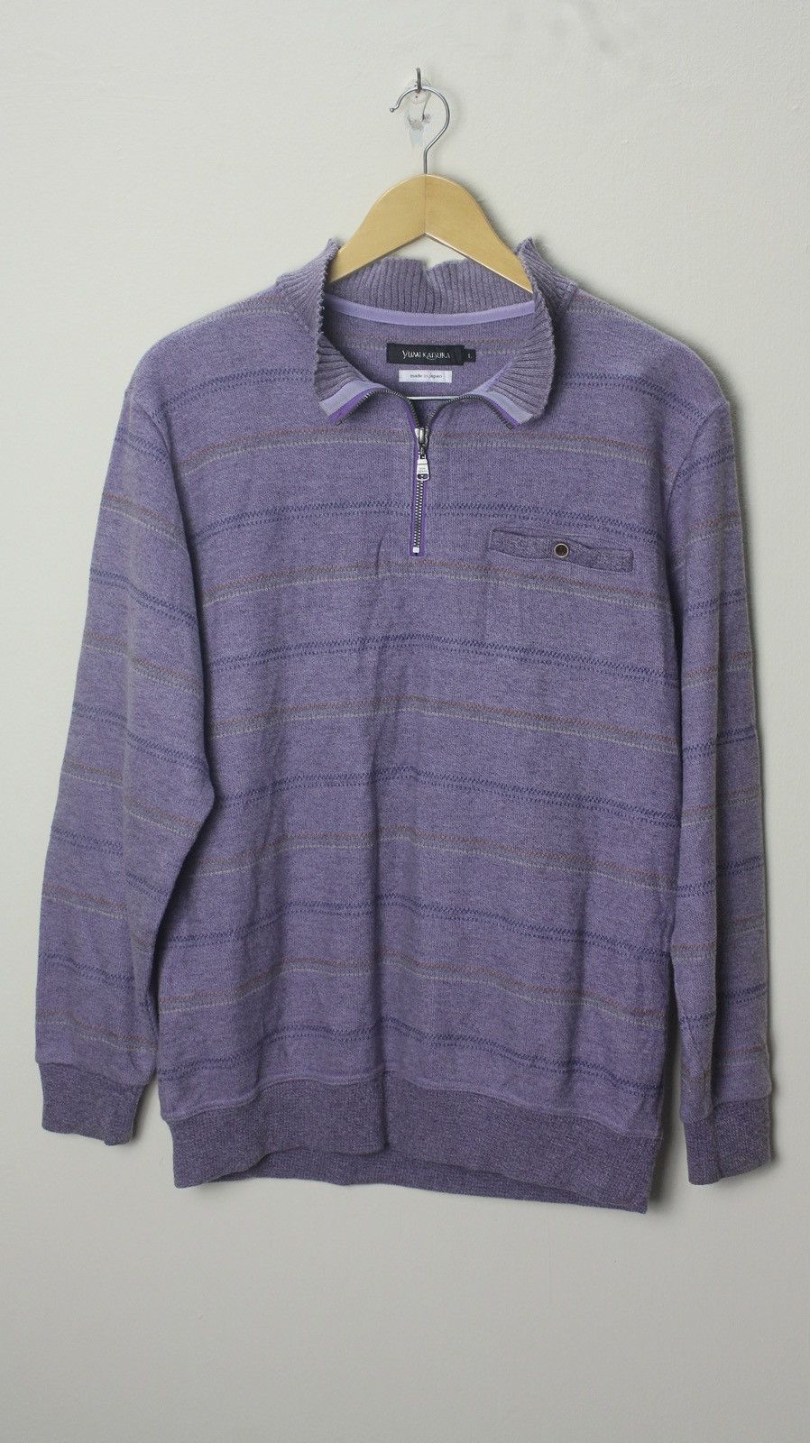 Japanese Brand × Vintage × YUME YUME Vintage 90s Yumi Katsura Japan Sweat Shirt Jacket Size L / US 10 / IT 46 - 1 Thumbnail
