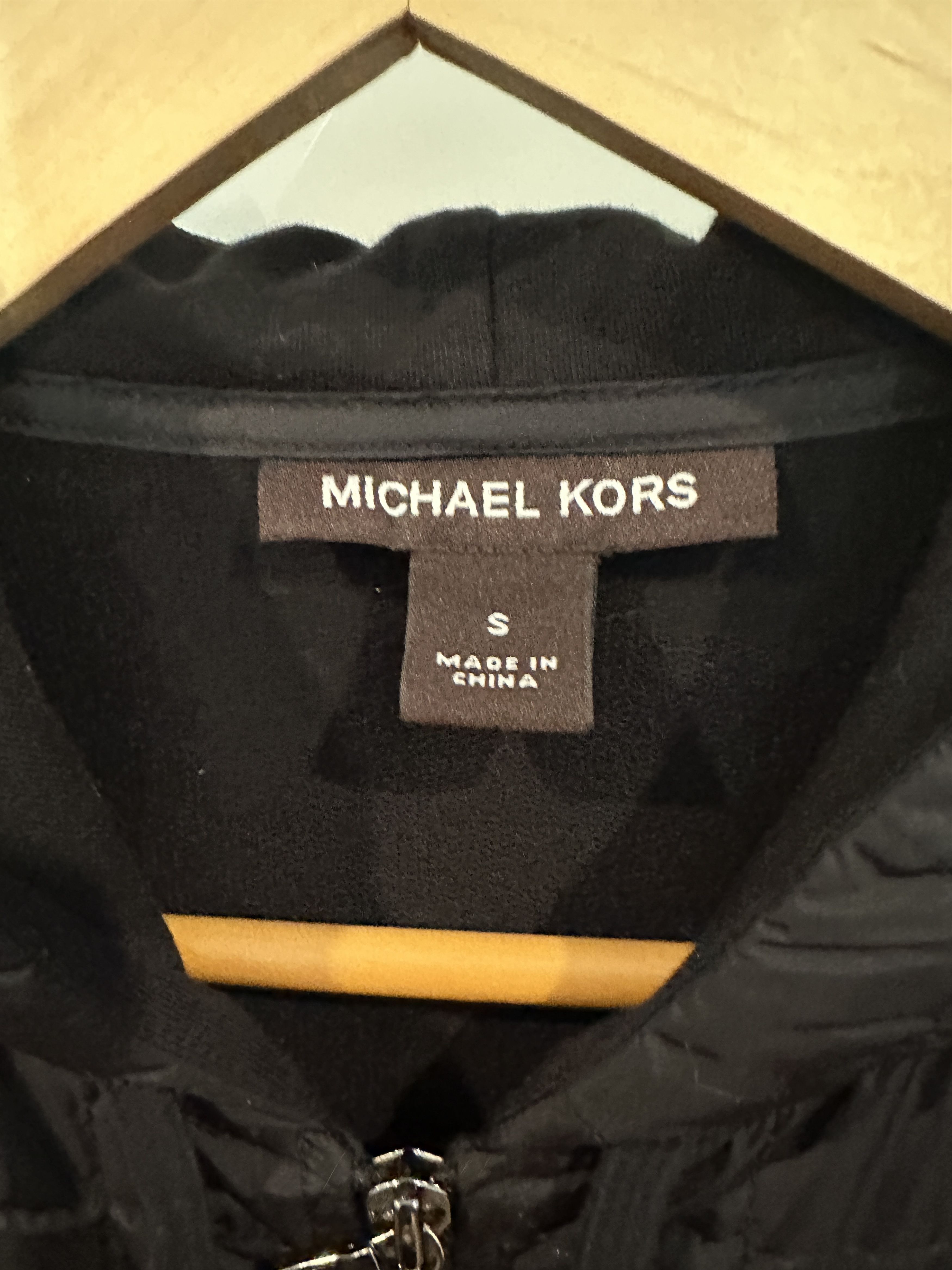 Michael Kors Men’s Black Quilted Hooded Vest Size US S / EU 44-46 / 1 - 4 Thumbnail