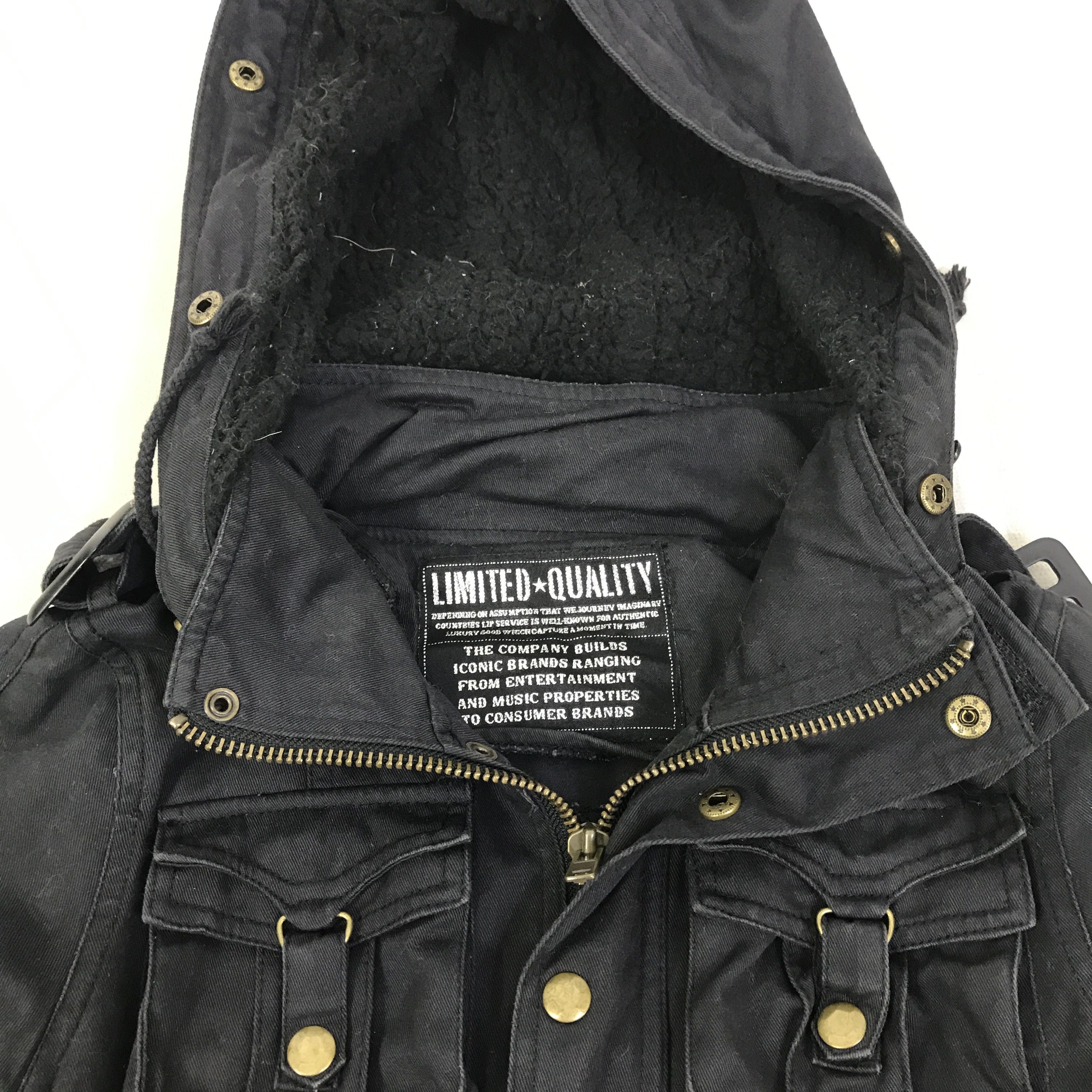 Japanese Brand Vintage Limited Quality black punk japan Jacket K92B12 Size US S / EU 44-46 / 1 - 5 Thumbnail