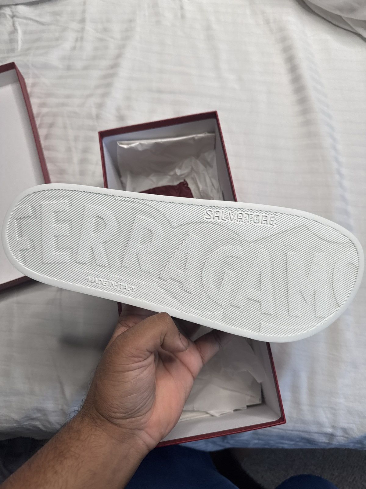 Salvatore Ferragamo Salvatore Ferragamo Slides Size US 13 / EU 46 - 2 Thumbnail
