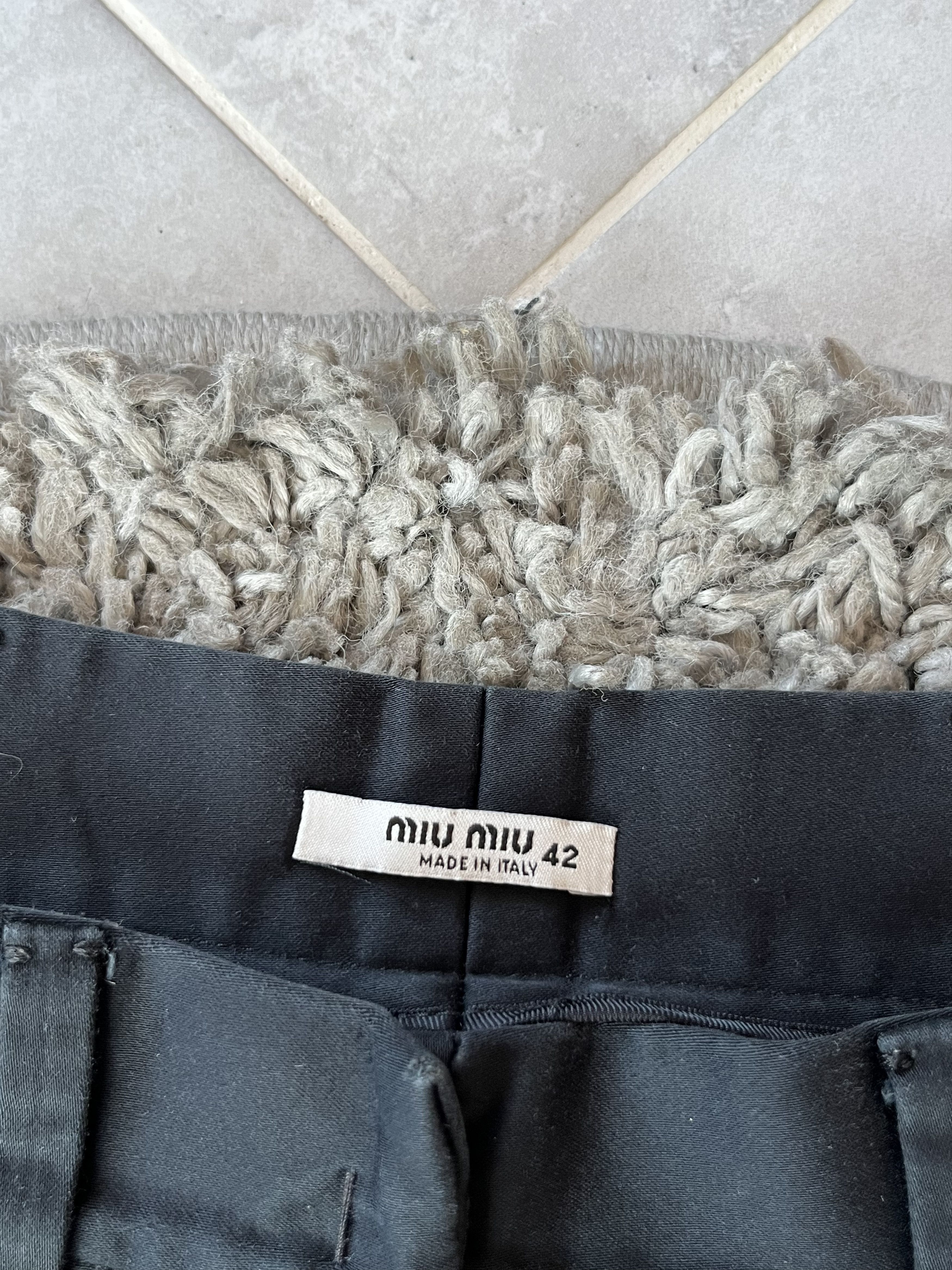 Miu Miu Vintage Luxury Pants Miu Miu Italian Designer Size 28" / US 6 / IT 42 - 6 Thumbnail