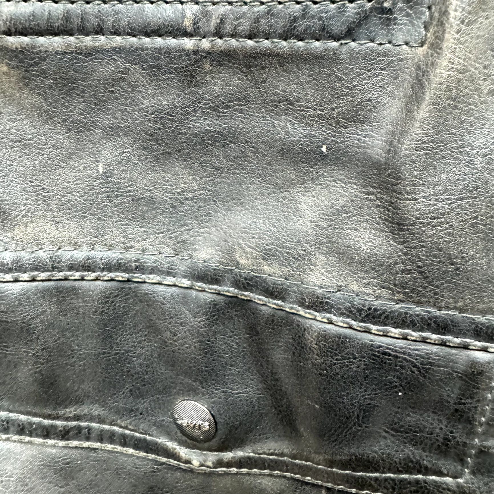 Levi's Levi's Leather Jacket Large Mens Dark Brown Black Biker Moto Motorcycle Bomber Jacket Size L Black Mens Leather Biker Moto Bomber Size US L / EU 52-54 / 3 - 7 Thumbnail