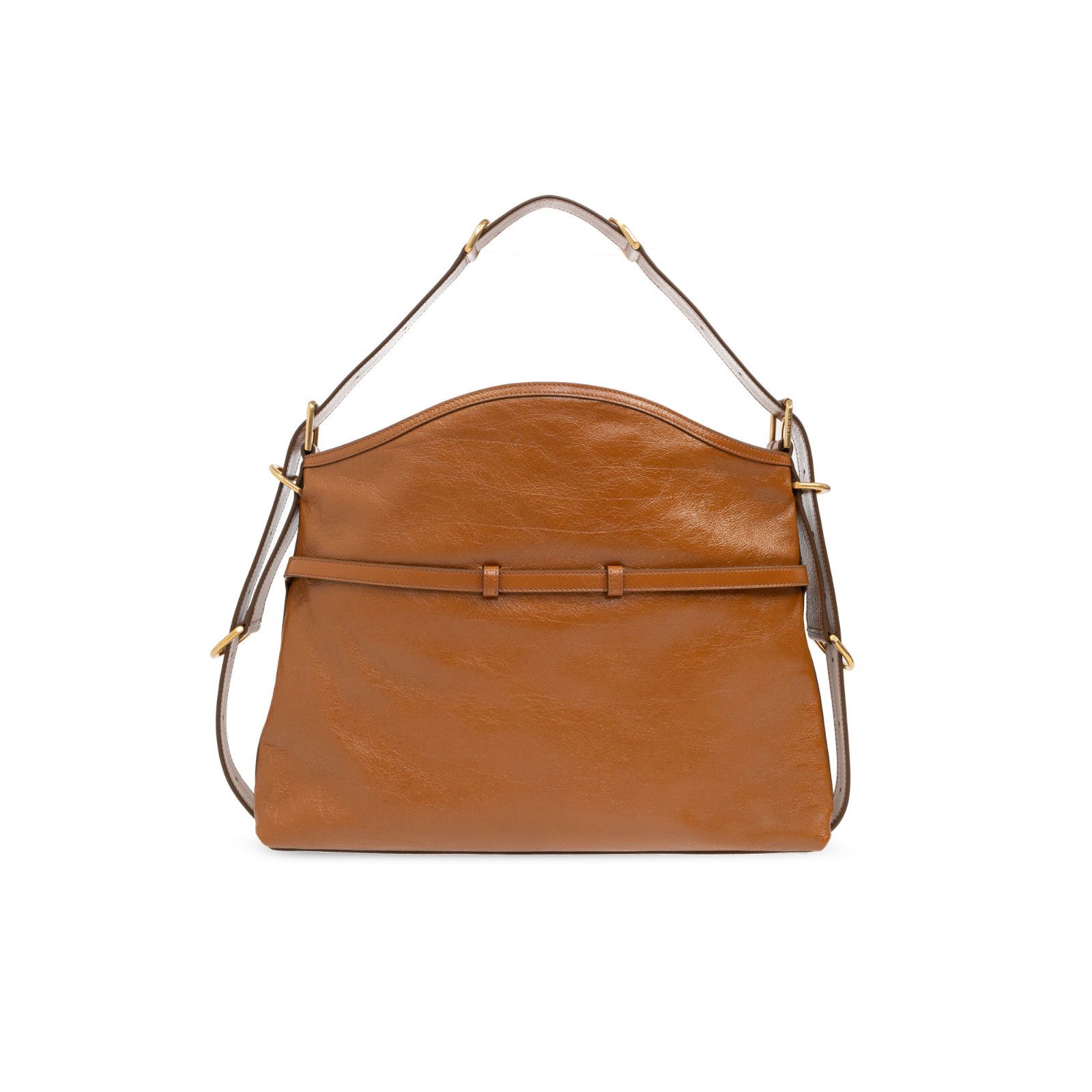 Givenchy GIVENCHY Medium Voyou Strappy Brown Leather Shoulder Bag New Size ONE SIZE - 2 Thumbnail