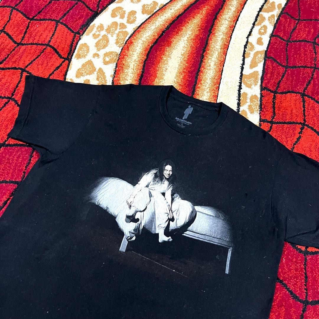 Band Tees Thrashed Faded Billie Eilish Tour T Shirt Size US L / EU 52-54 / 3 - 2 Thumbnail