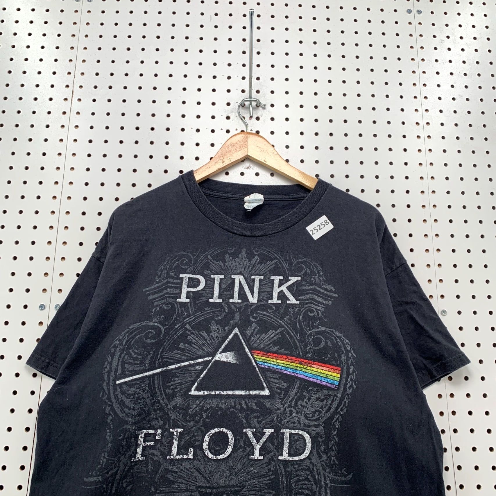 Delta Pink Floyd Shirt Black Dark Side Of The Moon Music Band Tee Adult XL 24x28 Mens Size US XL / EU 56 / 4 - 5 Thumbnail