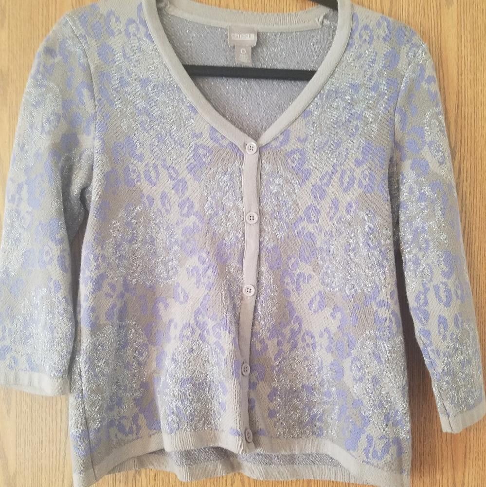 Chicos Chico's Size 0 (Small) Cardigan Size S / US 4 / IT 40 - 1 Thumbnail