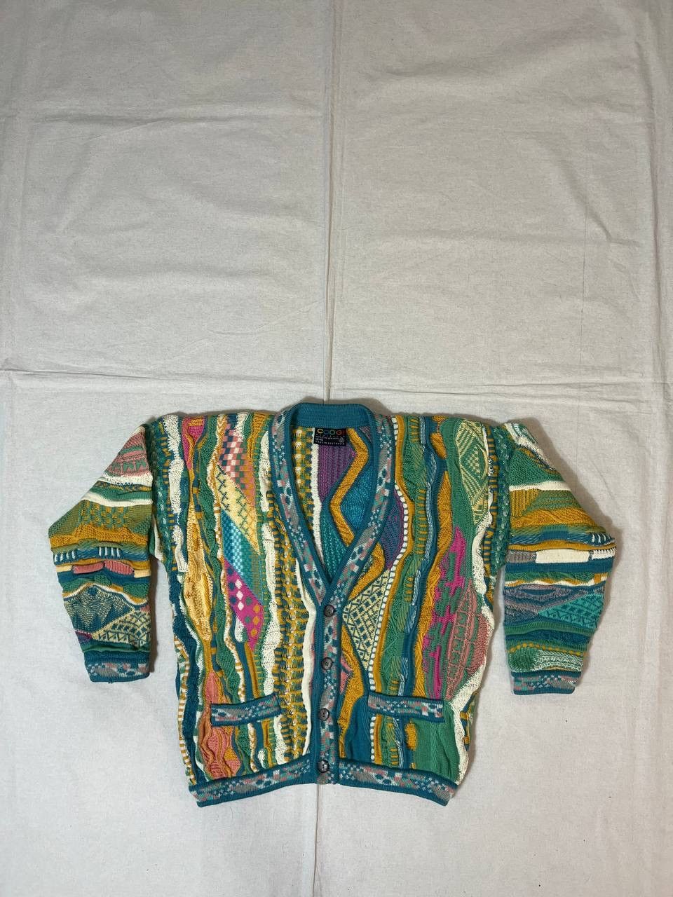 Coogi Cardigan Sweater Made in Australia