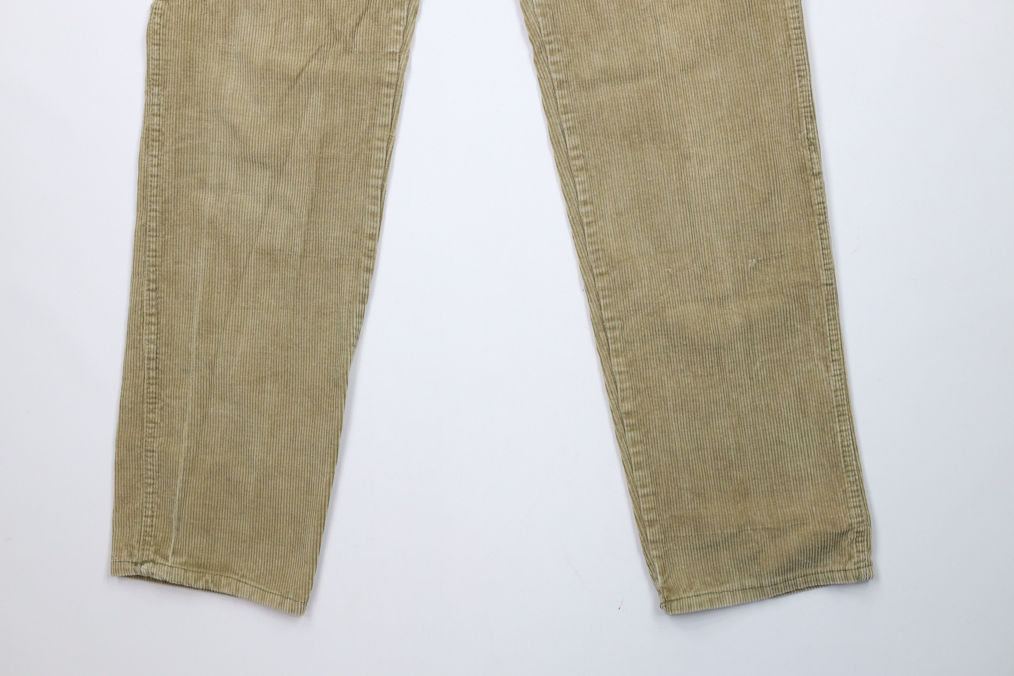 Vintage Vintage 90s Streetwear Straight Leg Corduroy Chino Pants Size 32" / US 10 / IT 46 - 4 Thumbnail