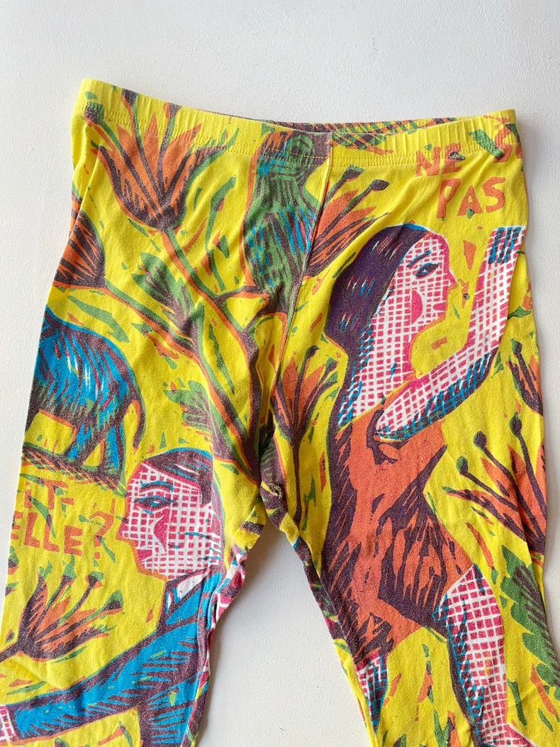 Pleats Please Issey Miyake Pleats Please size xl 01AW Artist Collaboration Leggings p Size US 30 / EU 46 - 2 Thumbnail
