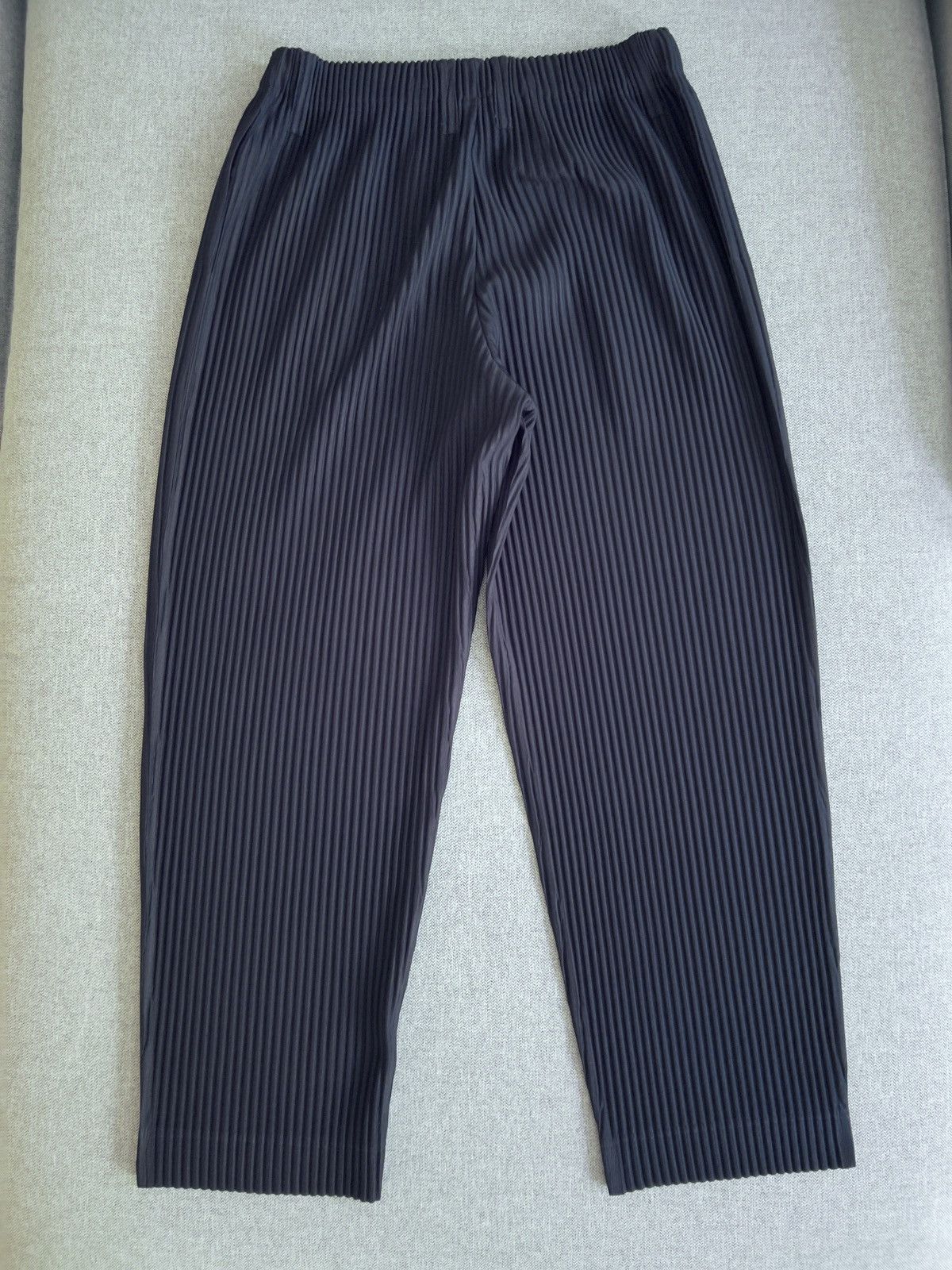 Homme Plisse Issey Miyake × Issey Miyake Homme Plisse Issey Miyake JF150 Navy Pants Size US 32 / EU 48 - 2 Thumbnail