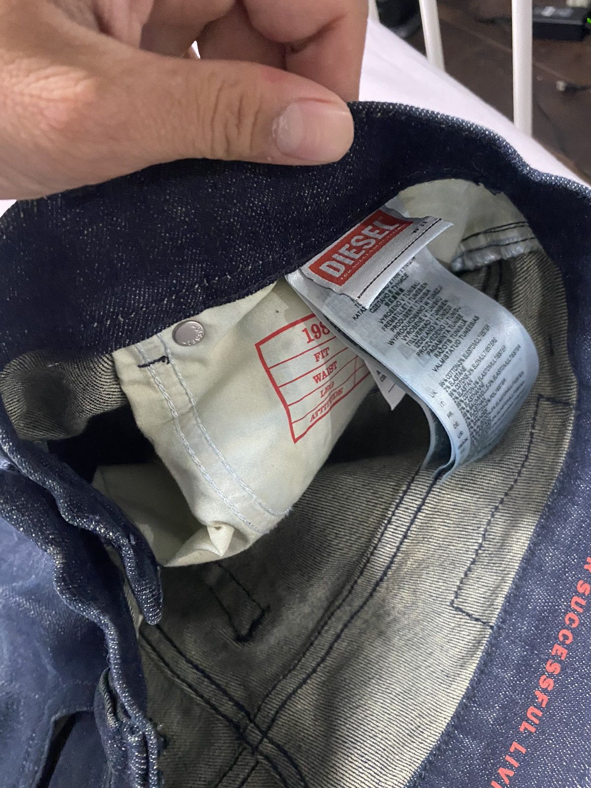 Diesel Diesel Stretch Tapered Fit 30 W Size US 30 / EU 46 - 4 Thumbnail