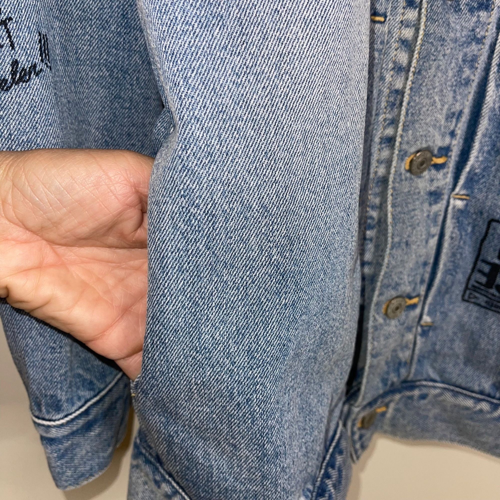 Vintage Sly Jeans Vintage Mens Jacket One Size Blue Denim Size ONE SIZE - 8 Thumbnail