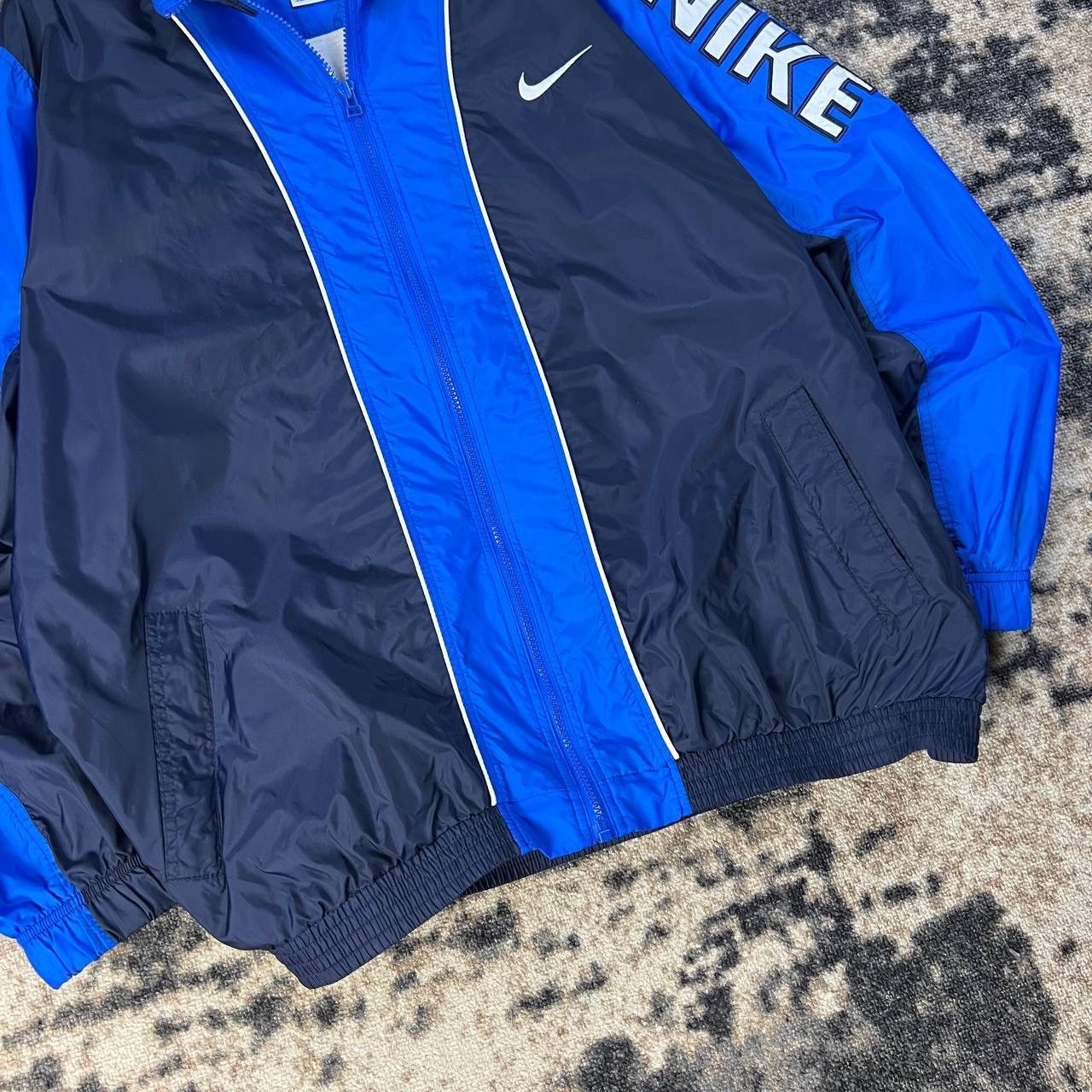 Nike Nike Big Embroidered Logo Vintage Y2K Zip Up Light Jacket Size US XXL / EU 58 / 5 - 3 Thumbnail