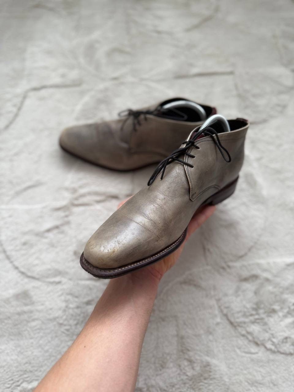 Floris van Bommel Floris Van Bommel Vintage Avant Garde Faded Leather Shoes Size US 8 / EU 41 - 3 Thumbnail