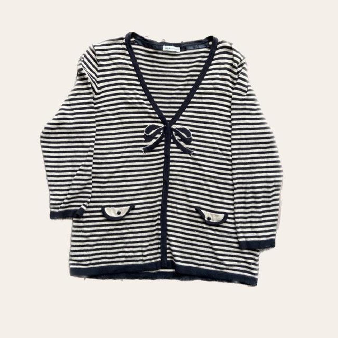 Laura Ashley vintage laura ashley cardigan top with bow motif Size M / US 6-8 / IT 42-44 - 1 Thumbnail