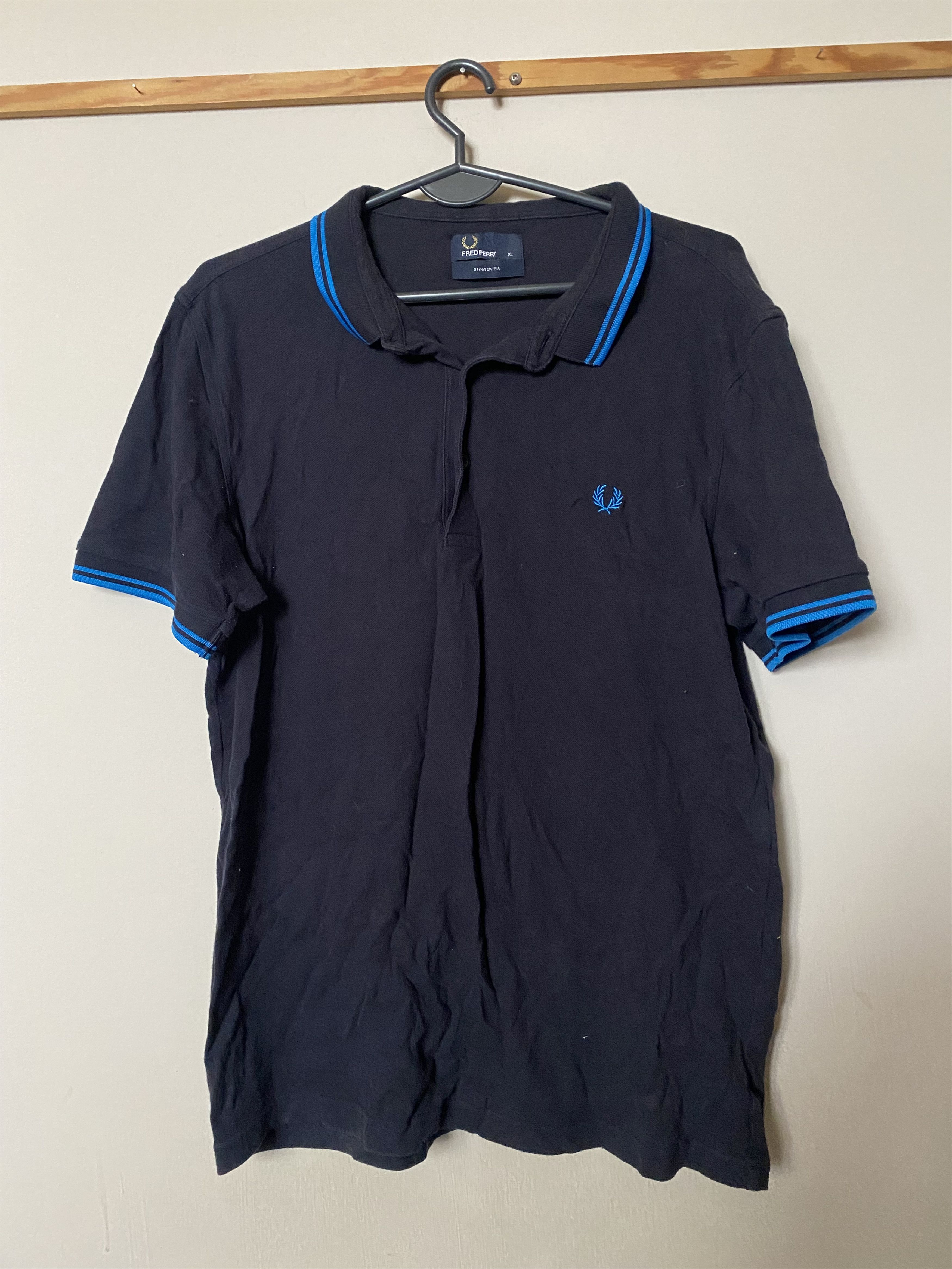 Fred Perry Black polo shirt - FRED PERRY - L/XL - UNIQUE Size US XL / EU 56 / 4 - 1 Thumbnail