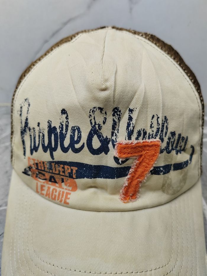 Vintage Vintage Purple & Yellow Brand Trucker Cap Hat (S-M size) Size ONE SIZE - 3 Thumbnail