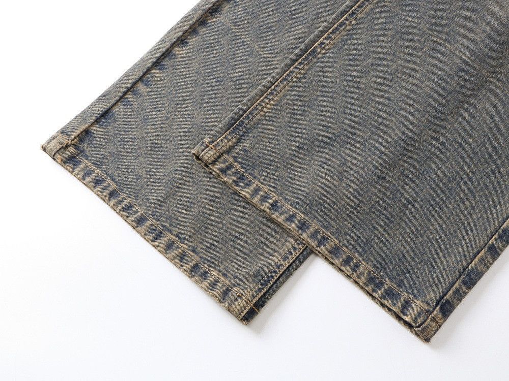 Vintage Men's hip-hop cartoon puppy print distressed jeans Size US 32 / EU 48 - 4 Thumbnail