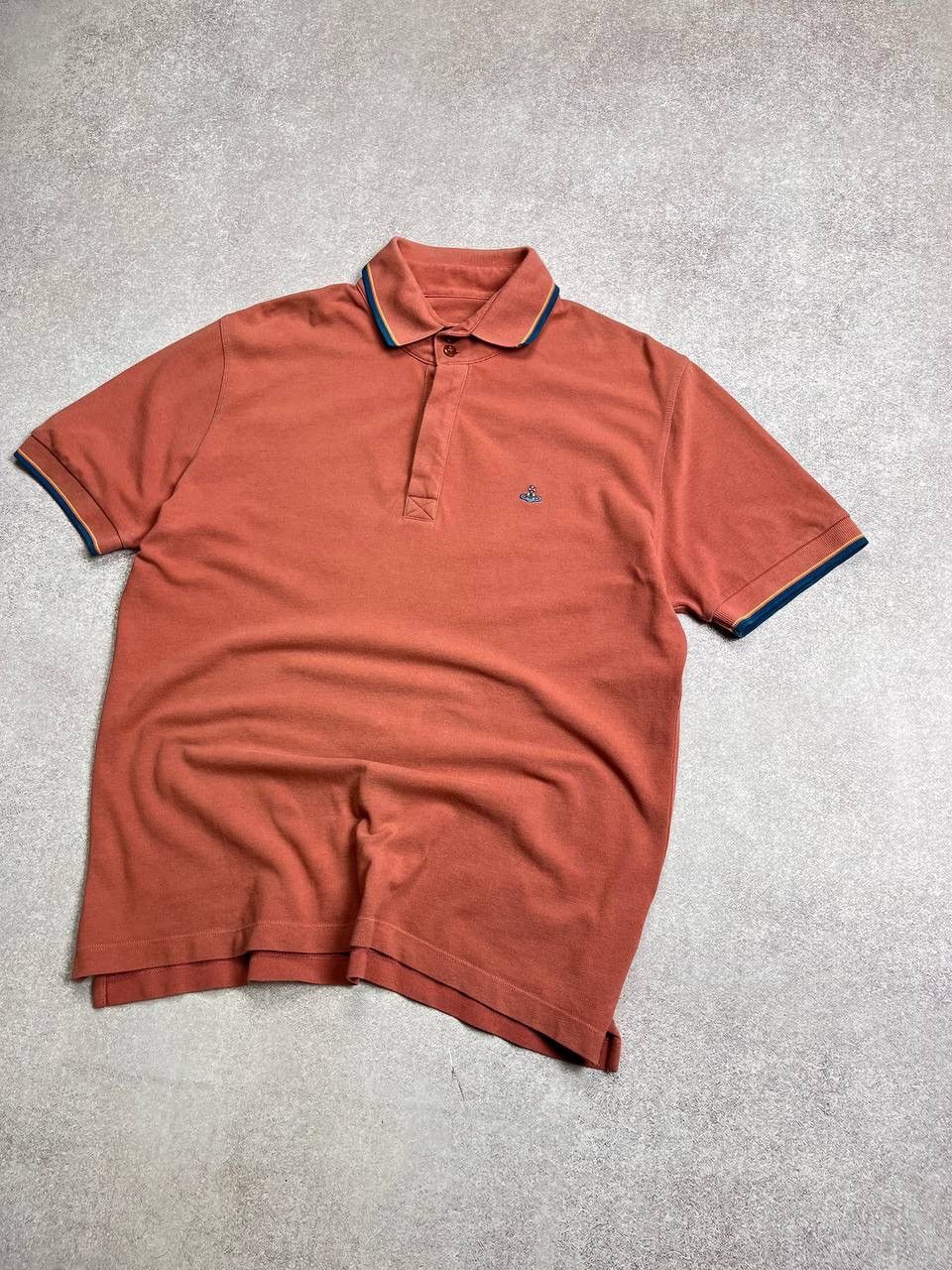 Vintage Vintage Vivienne Westwood Orb Saturn Logo Polo Shirt L Size US L / EU 52-54 / 3 - 2 Thumbnail