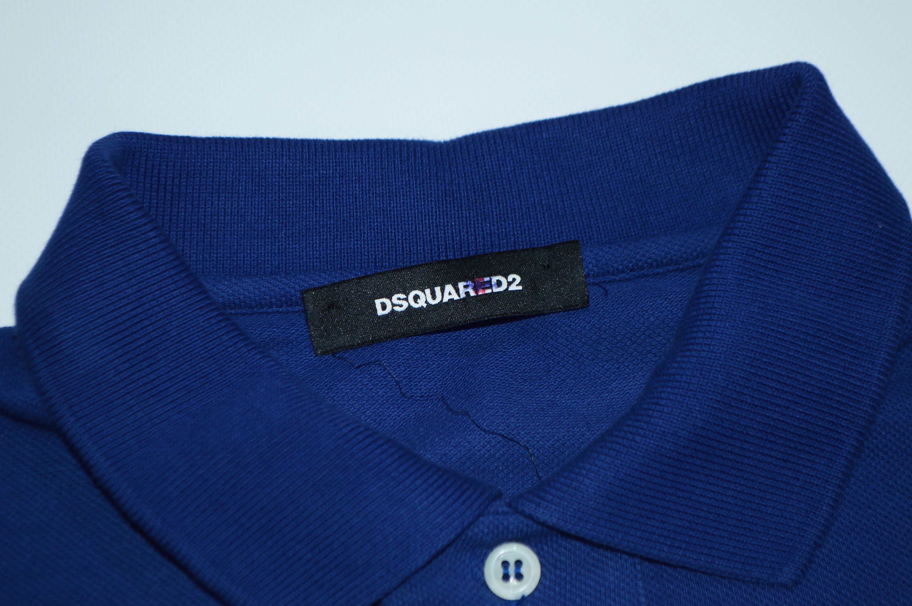 Dsquared2 Dsquared2 Blue Cotton Polo Shirt Size 48 Size US M / EU 48-50 / 2 - 5 Thumbnail